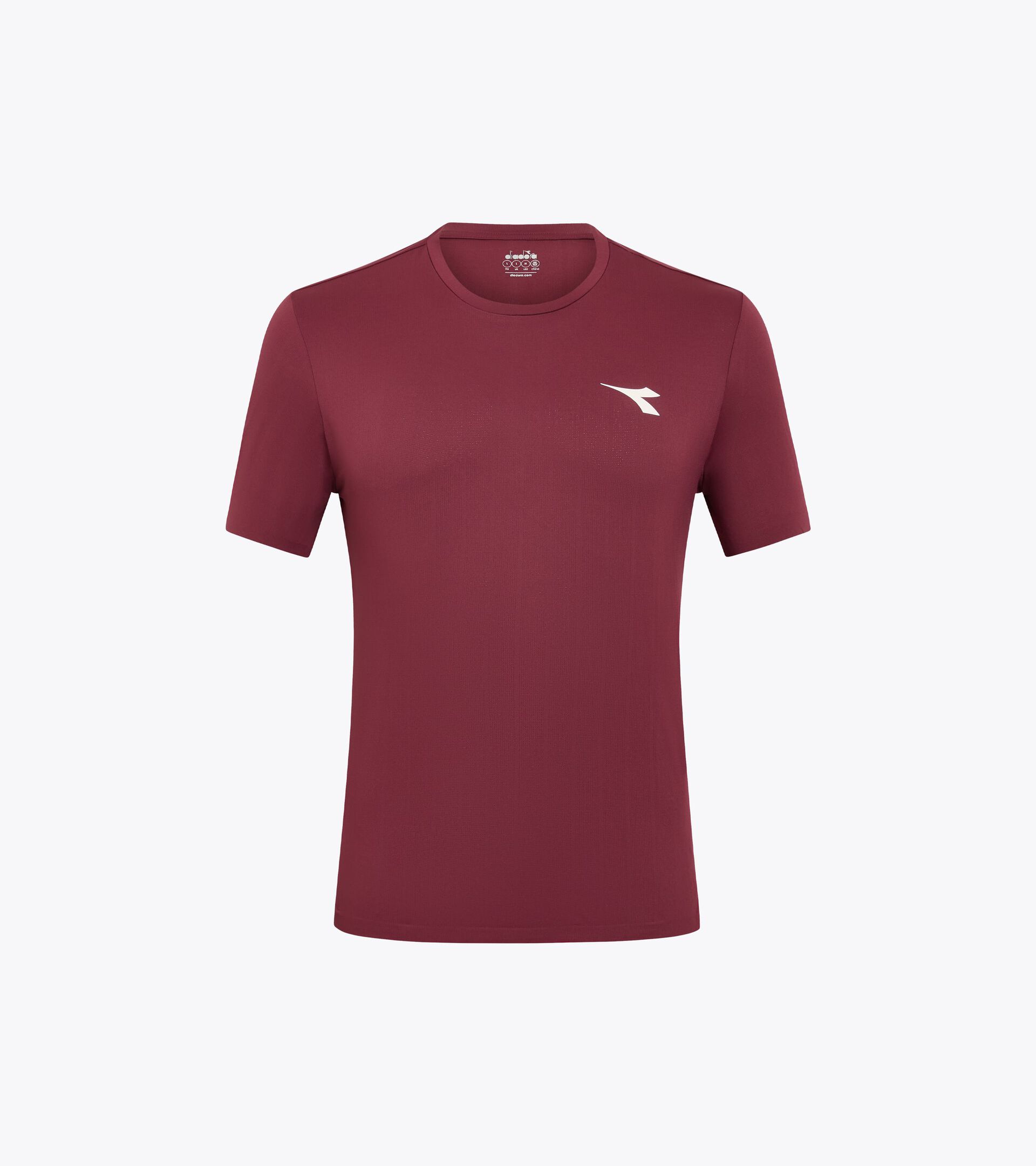 Tennis t-shirt - Competition - Men’s SS T-SHIRT ICON MAROON BANNER - Diadora