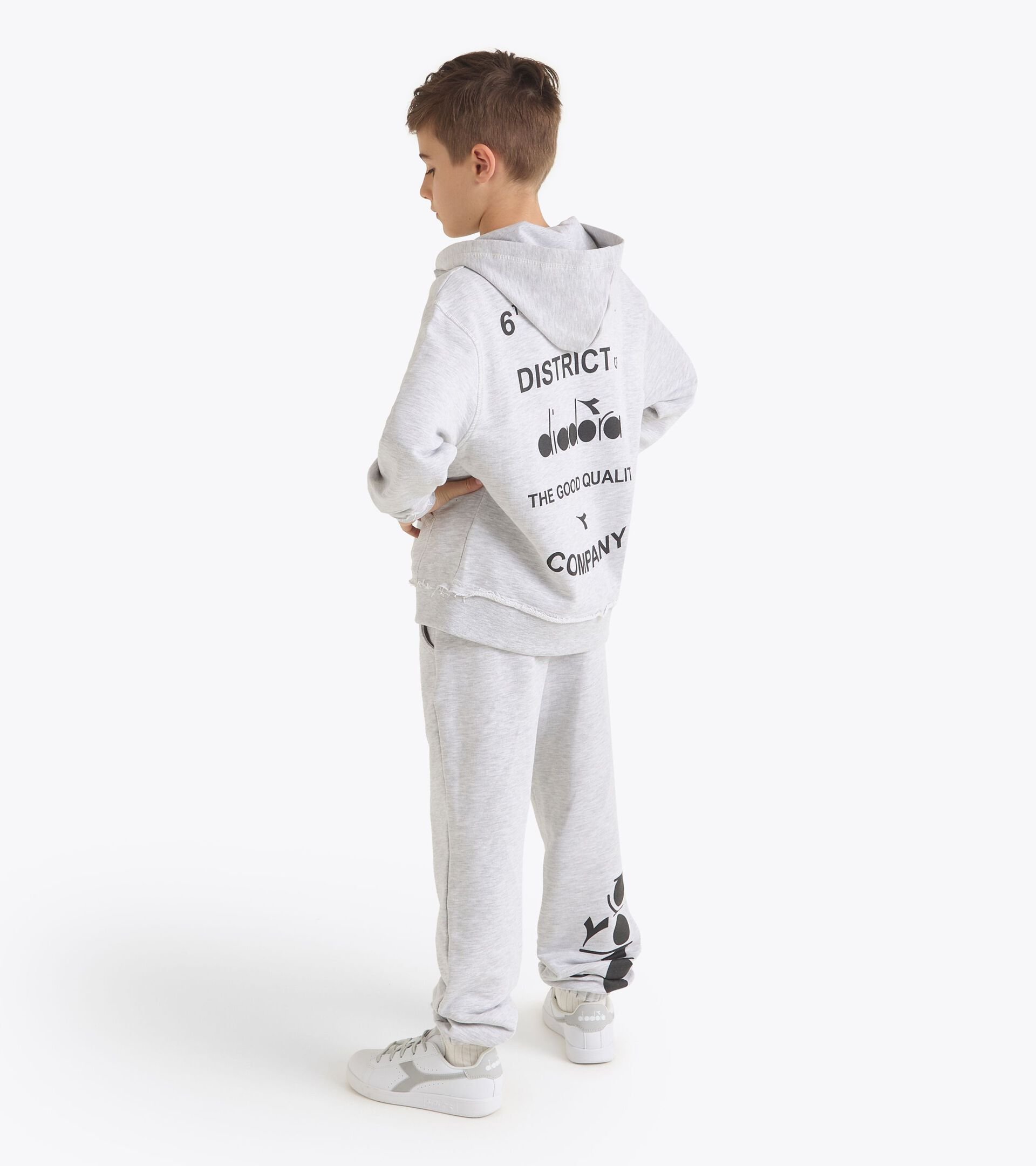 Sweat-shirt à capuche - Ado garçon
JB. HOODIE FZ DISTRICT GRIS MOYENNE CLAIR MELANGE - Diadora