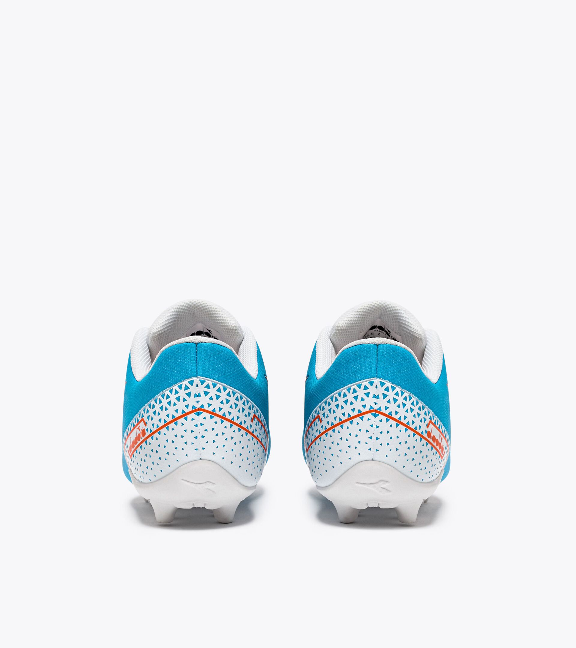 Calcio boots for hard ground - Junior PICHICHI 6 MD JR BLUE FLUO/WHITE/ORANGE - Diadora