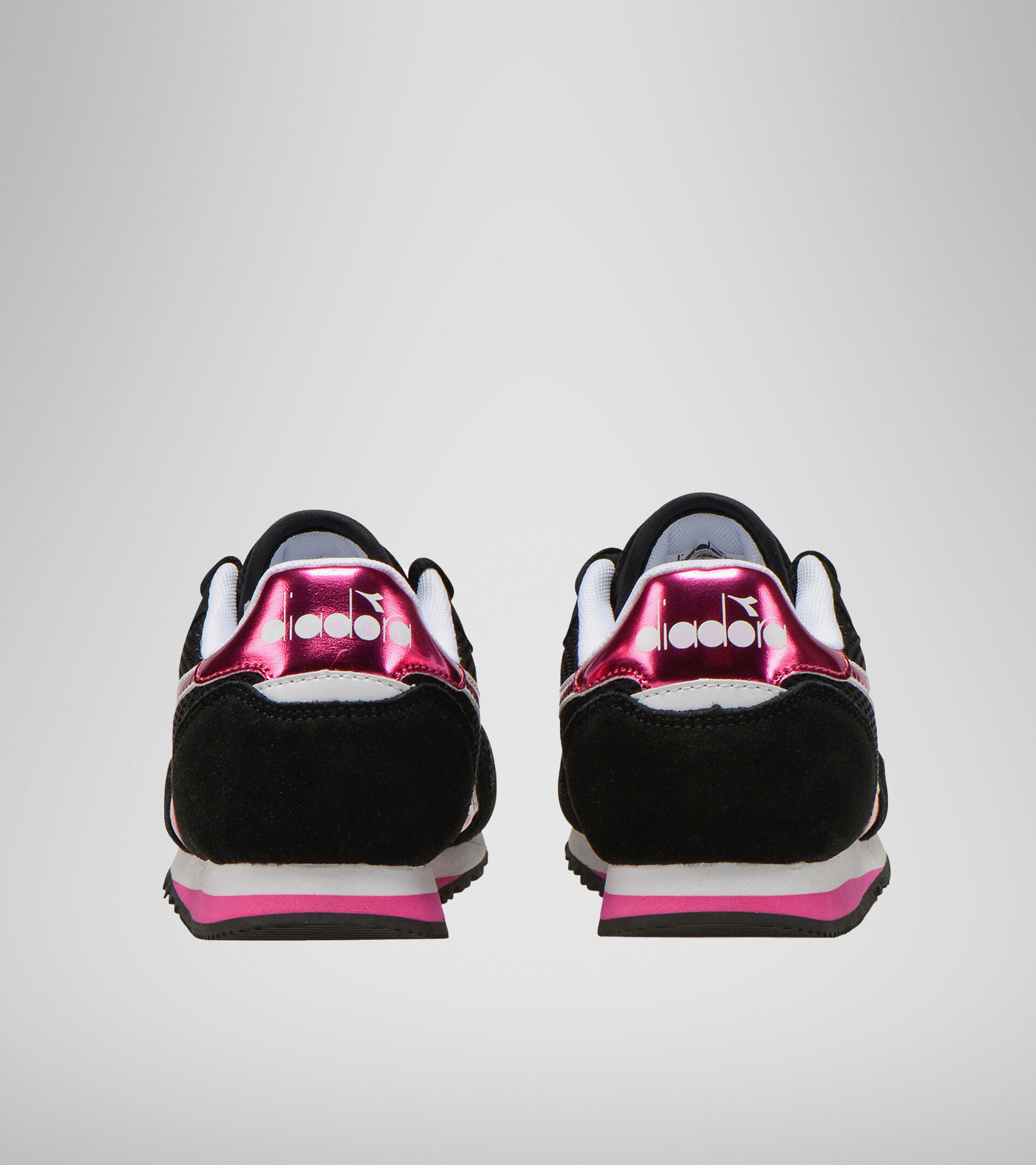 Sports shoes - Youth 8-16 years SIMPLE RUN GS GIRL BLACK - Diadora