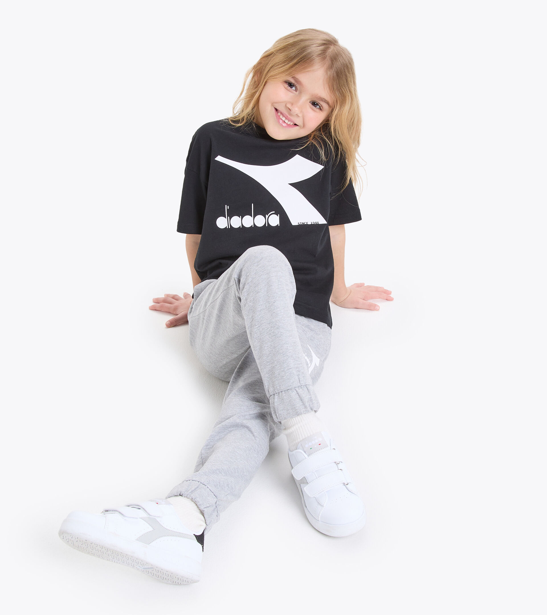 T-shirt sportiva - Bambini/e JU.T-SHIRT SS BL NERO - Diadora