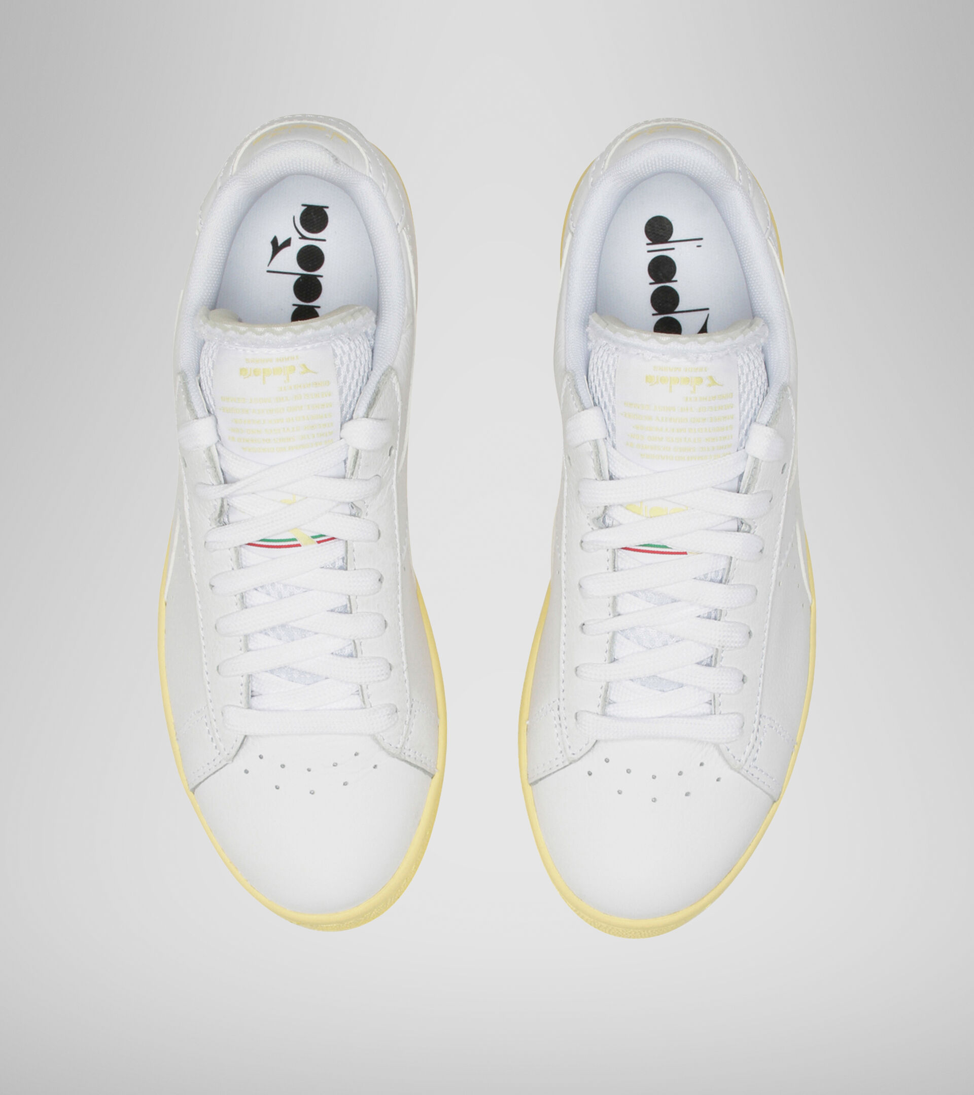 Sports shoe - Women GAME L LOW SOLE BLOCK WN WHITE/POPCORN - Diadora