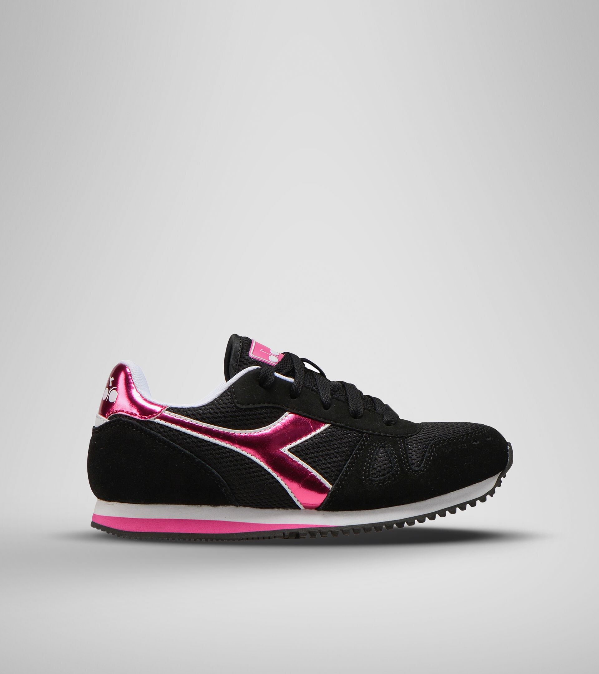 Sports shoes - Youth 8-16 years SIMPLE RUN GS GIRL BLACK - Diadora