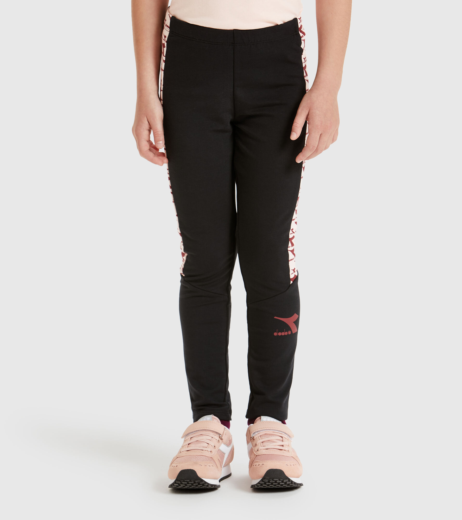 Sports trousers - Kids JG.LEGGINGS TWINKLE BLACK - Diadora