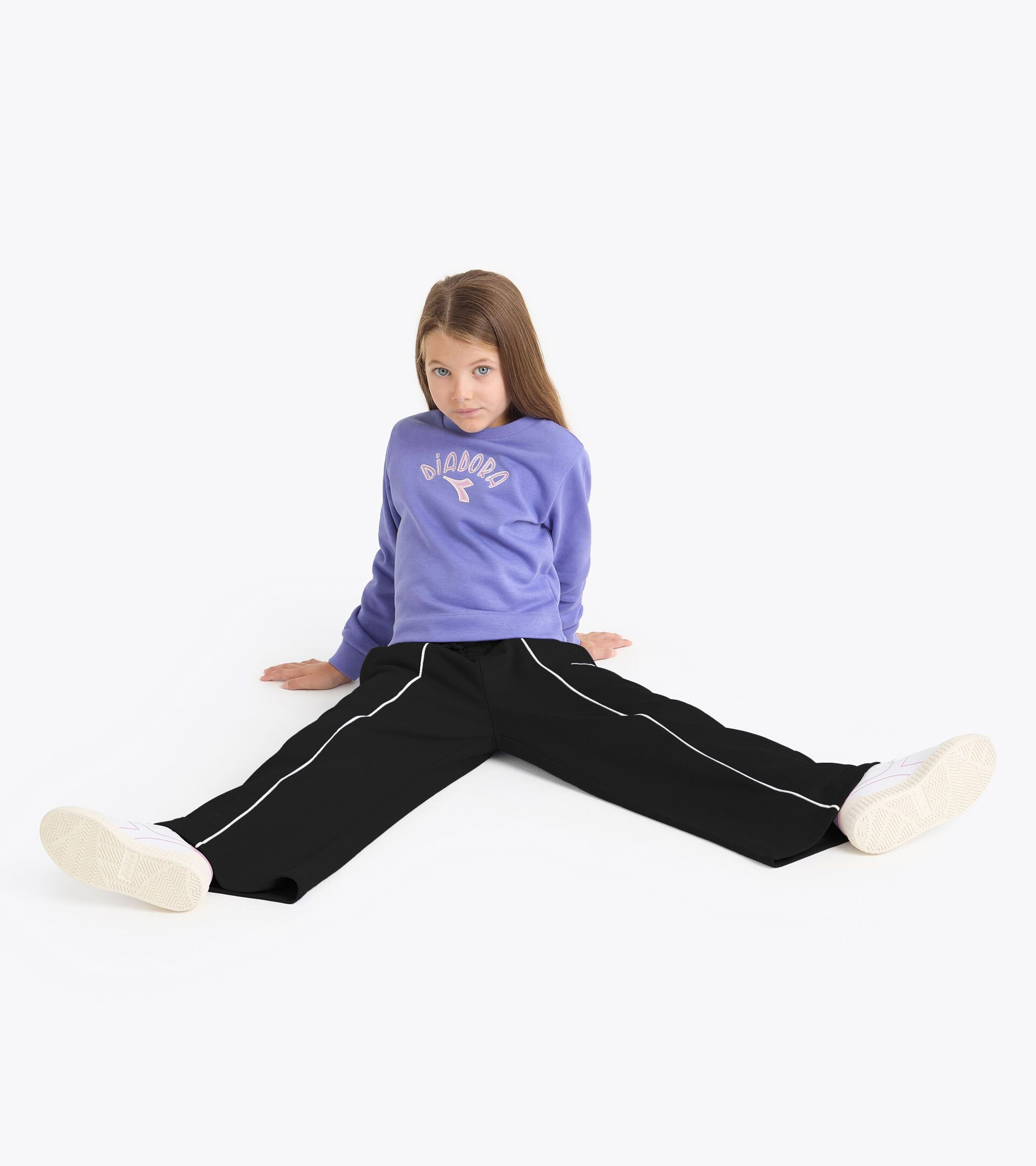 Ensemble survêtement - Ado fille JG. TRACKSUIT (BR) IRIS FLEUR - Diadora