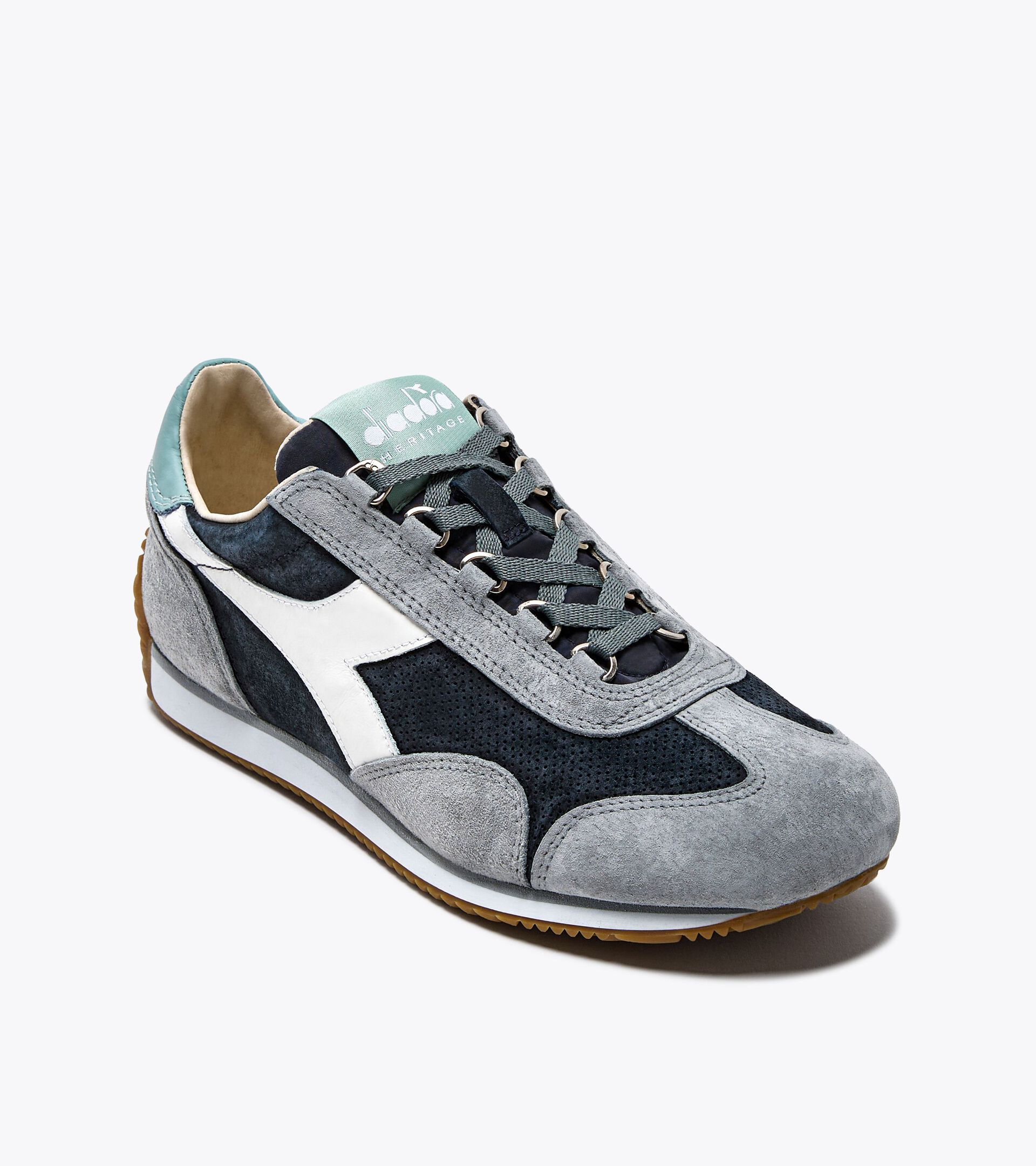 Heritage shoe - Gender Neutral EQUIPE SUEDE SW EBONY ANTHRACITE - Diadora