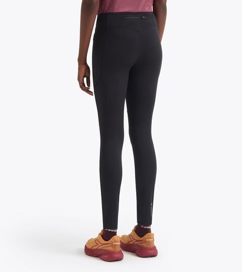 L. TIGHTS RUN CREW, NEGRO Mallas de running para invierno§Mujer L. TIGHTS RUN CREW NEGRO - Diadora