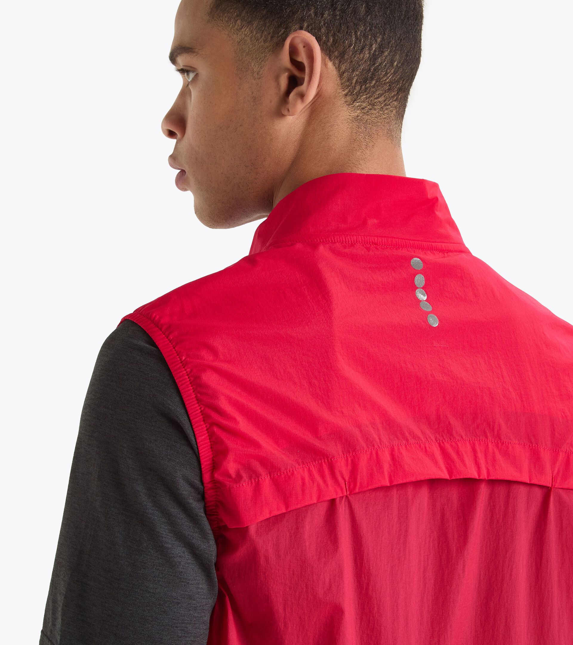 Winddichte Laufweste, packable - Herren
 PACKABLE VEST TOREADOR ROT - Diadora