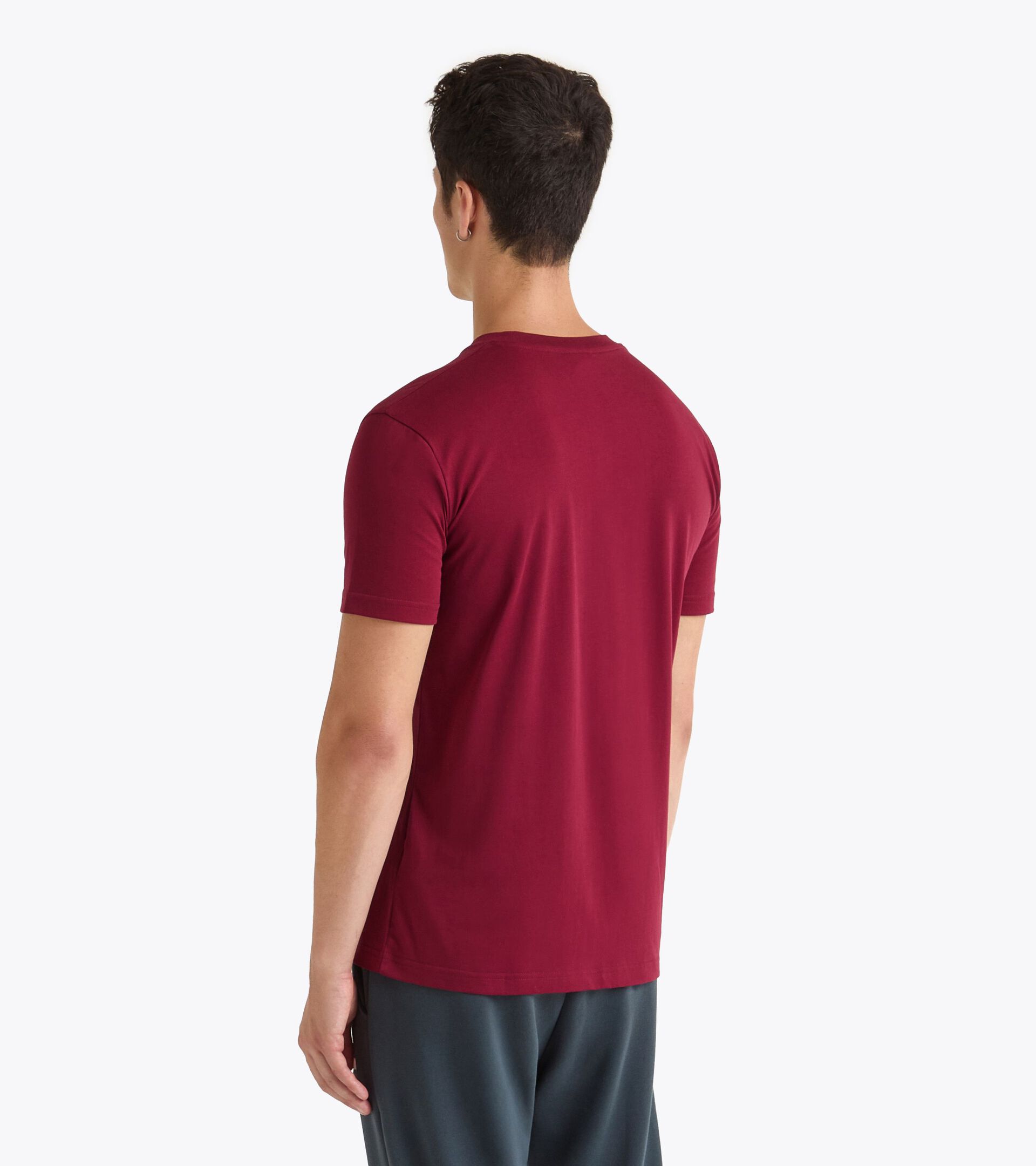 T-shirt - All-Gender T-SHIRT SS LOGO EMPIRE RED - Diadora