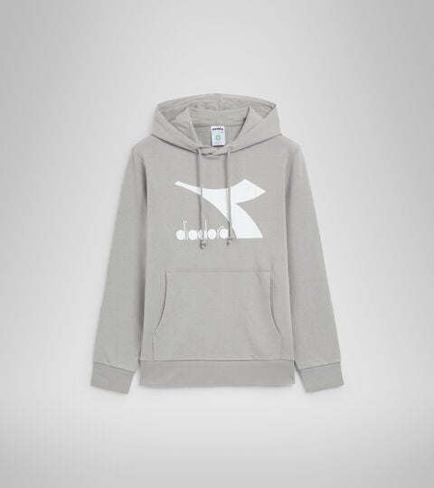 HOODIE BIG LOGO, GRIGIO TOPO Felpa con cappuccio - Uomo HOODIE BIG LOGO GRIGIO TOPO - Diadora