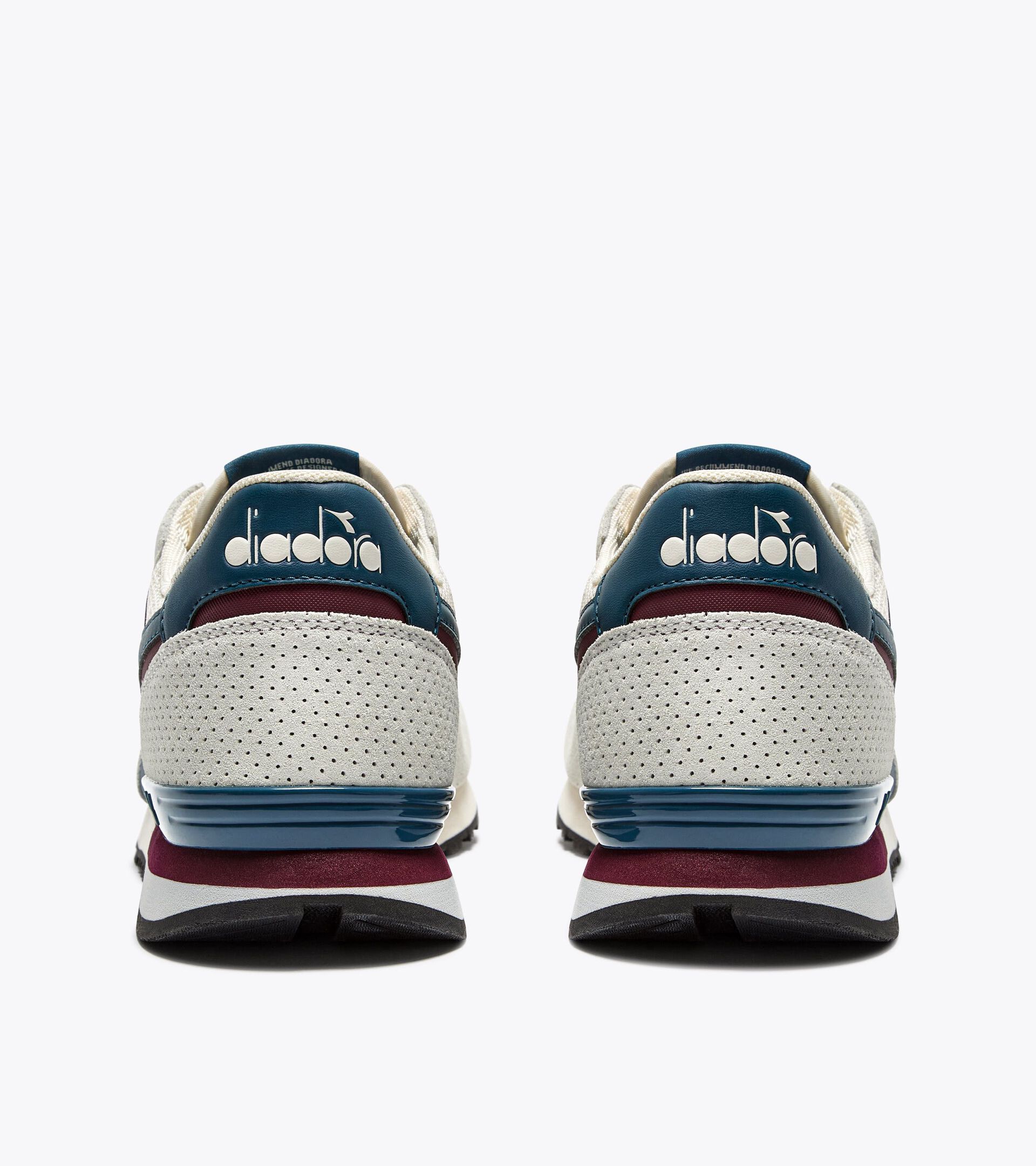 Suede leather sneaker - All-gender CAMARO M2 WHISPER WHITE /LEGION BLUE - Diadora