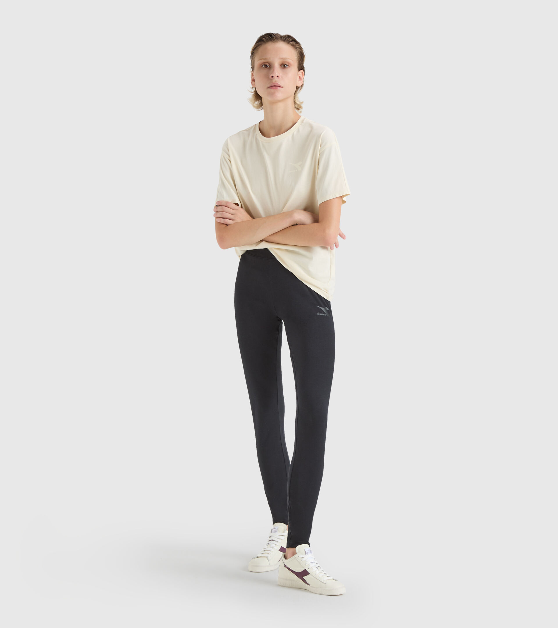 Sports leggings - Women L.LEGGINGS CORE BLACK - Diadora