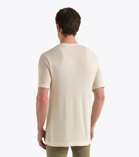 Technical t-shirt  for temperature control -  Running - Men&rsquo;s SS T-SHIRT STRATOUNO WINTER WHITE - Diadora