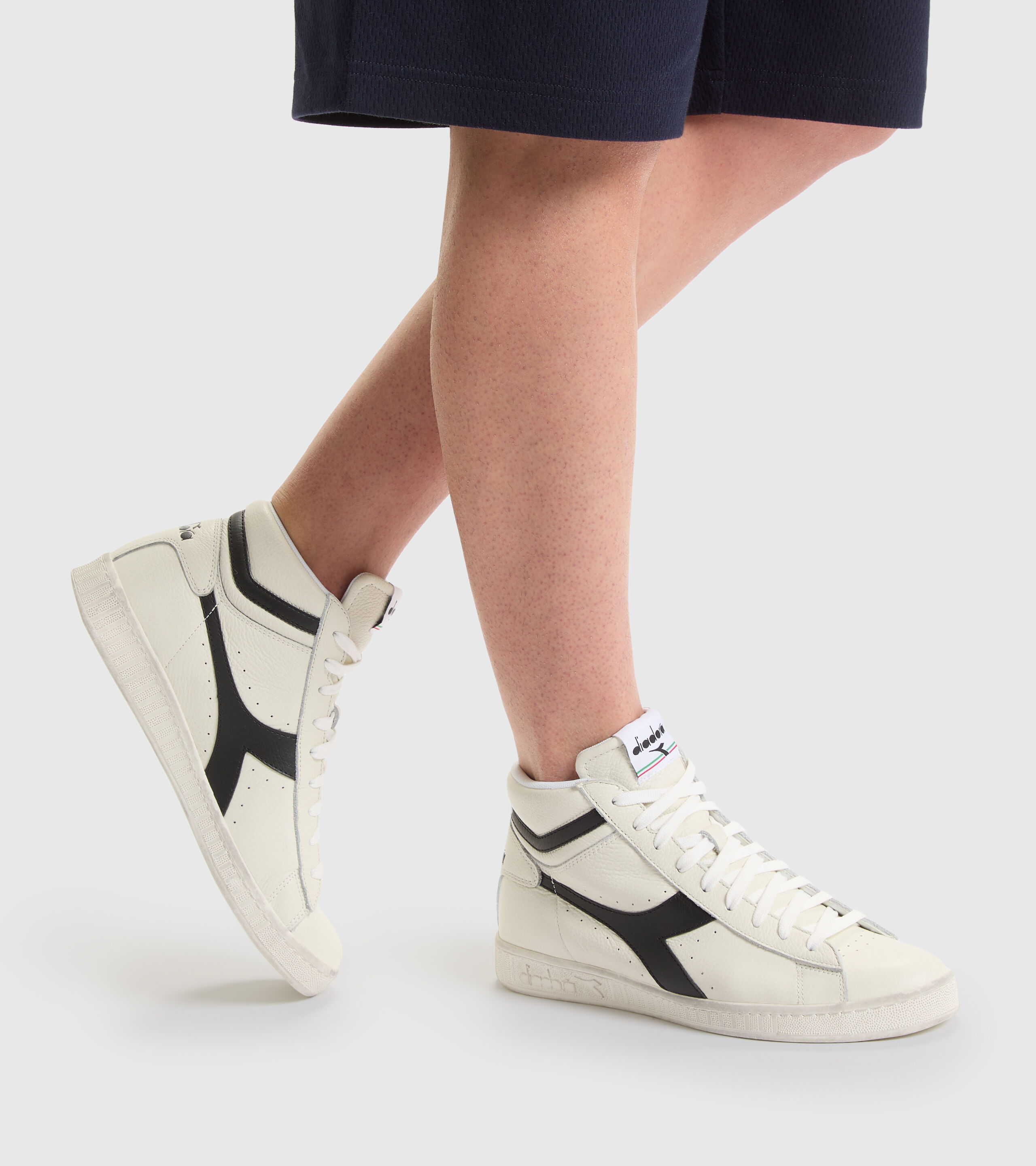 Diadora game l high waxed white best sale
