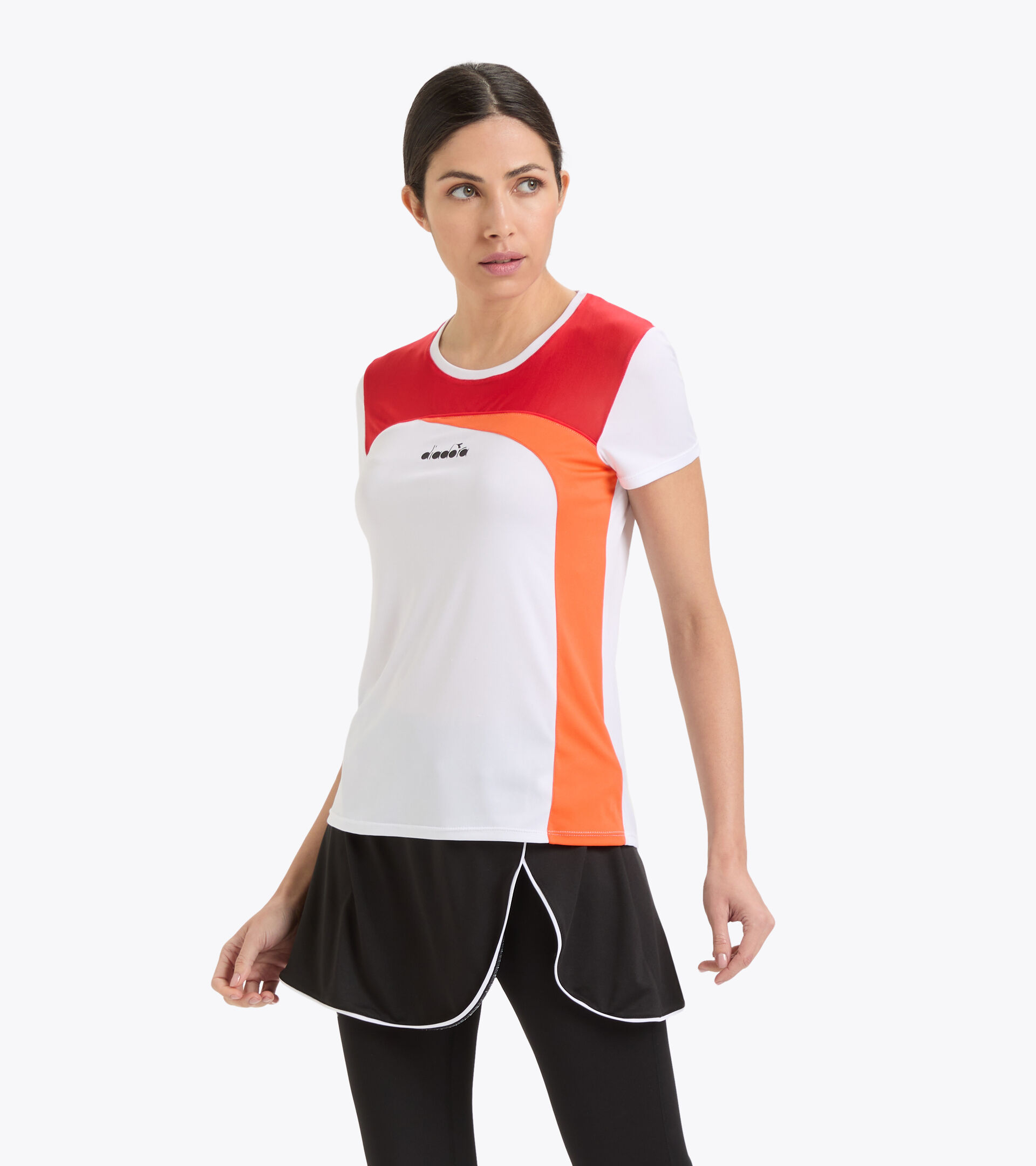 Tennis T-shirt - Women  L. SS T-SHIRT OPTICAL WHITE - Diadora
