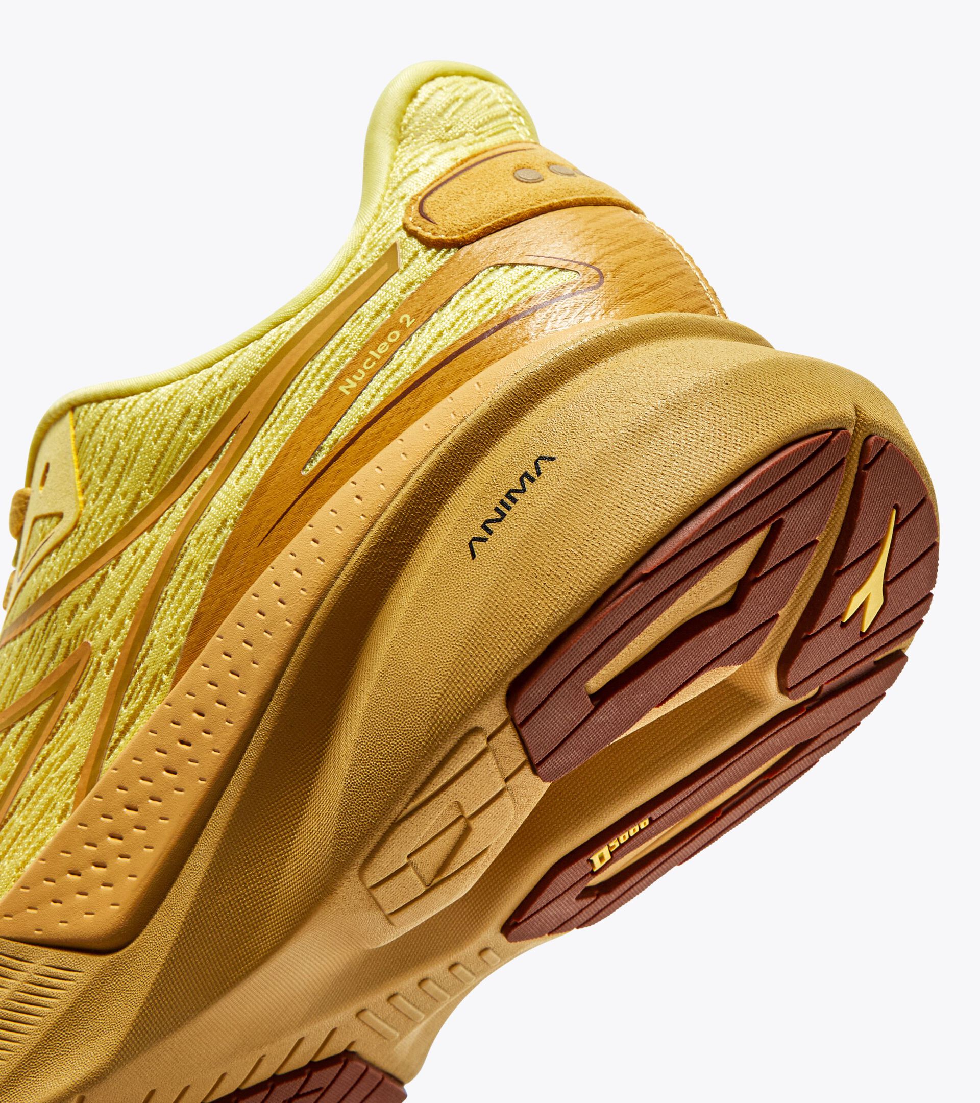 Running shoe - Comfort and stability - Men's NUCLEO 2 LEMON DROP/GOLDEN APRICOT - Diadora