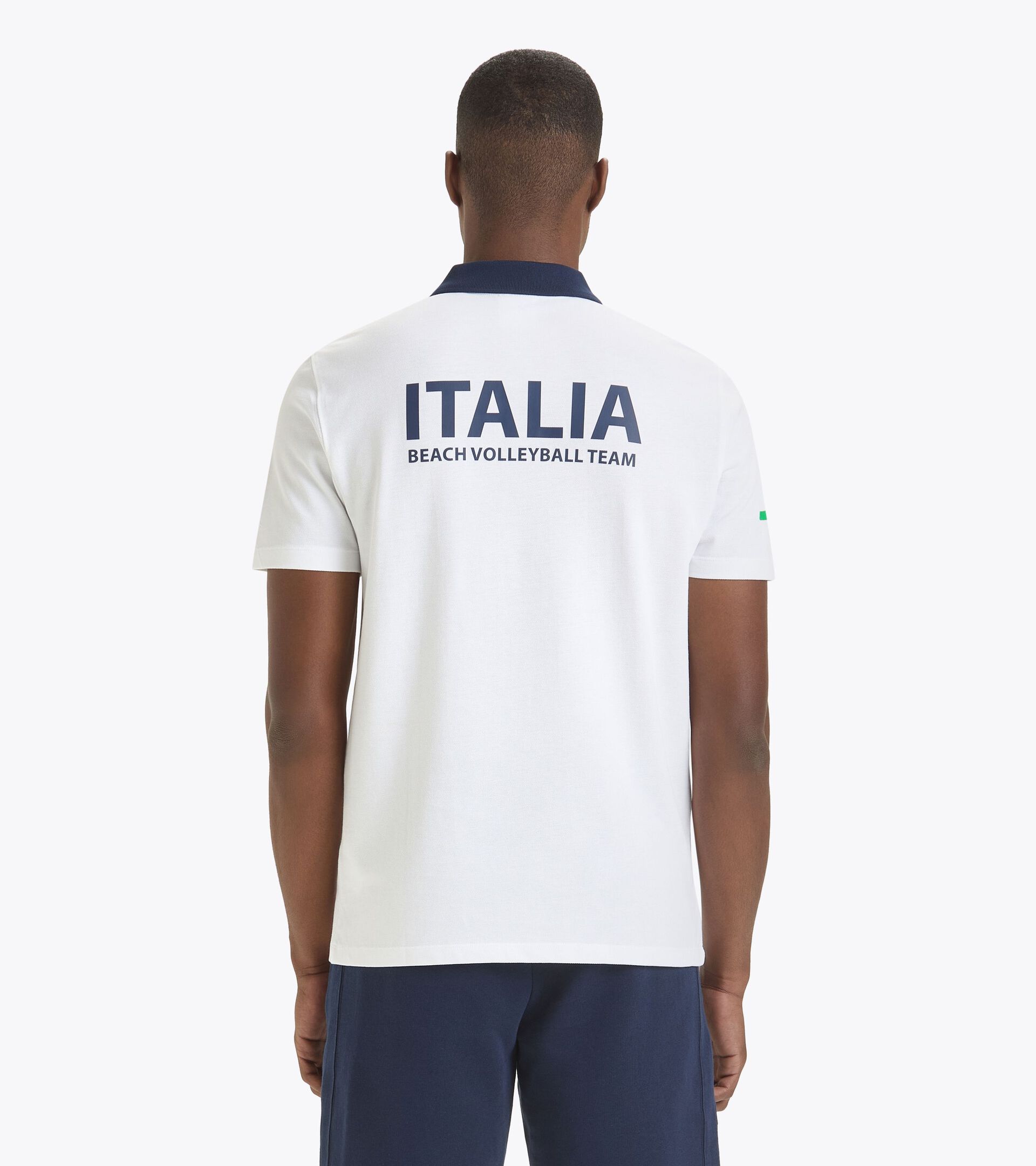 Polo shirt - Italy National Volleyball Team POLO RAPPRESENTANZA BV24 ITALIA OPTICAL WHITE - Diadora