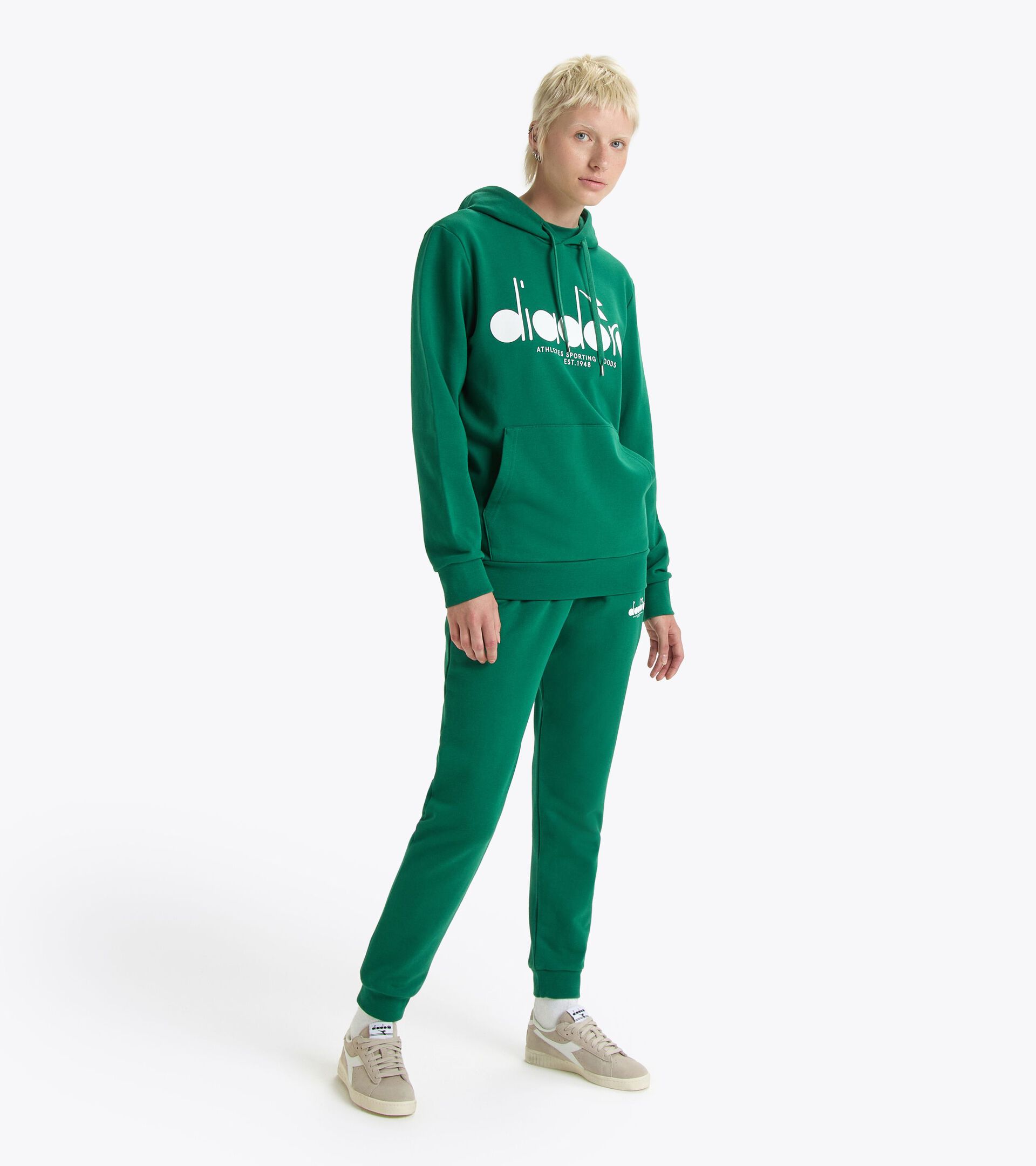 Color block hoodie - All-Gender HOODIE LOGO AVENTURINE - Diadora