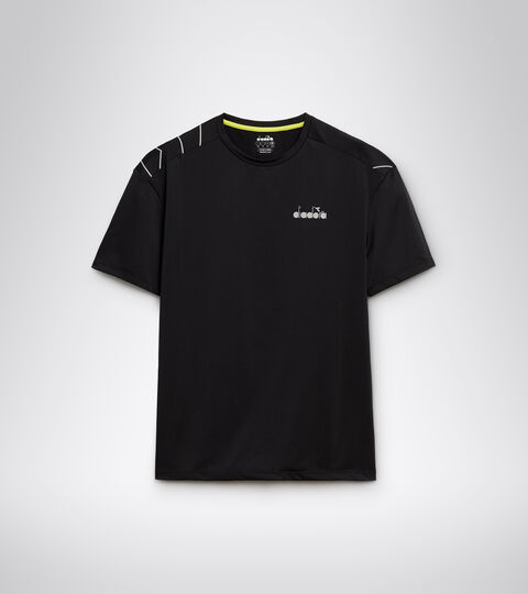 SS T-SHIRT BE ONE TECH, NEGRO Camiseta para correr - Hombre SS T-SHIRT BE ONE TECH NEGRO - Diadora