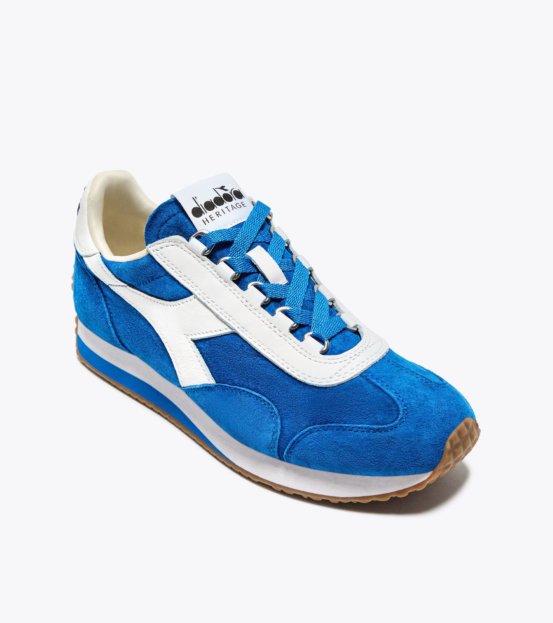 Sneaker Heritage in pelle profilo basso - Per ogni genere EQUIPE '75 SW BLU MICRO - Diadora
