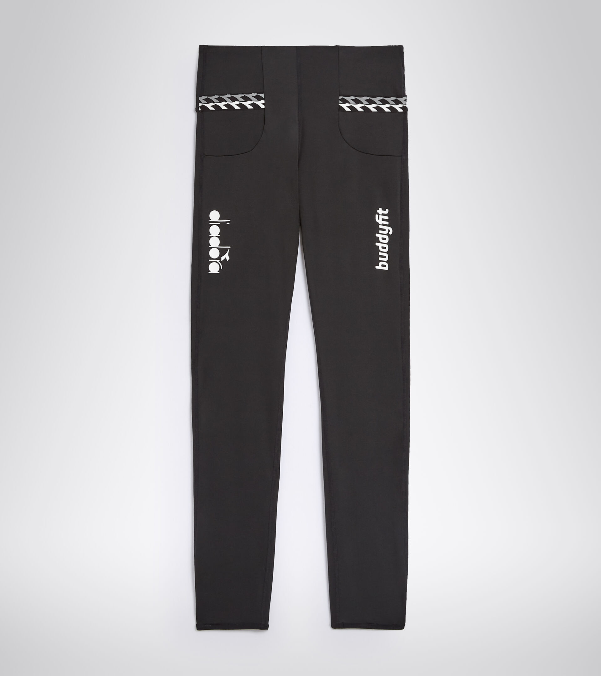 Running leggings - Women L. HW RUNNING TIGHTS BUDDYFIT BLACK - Diadora