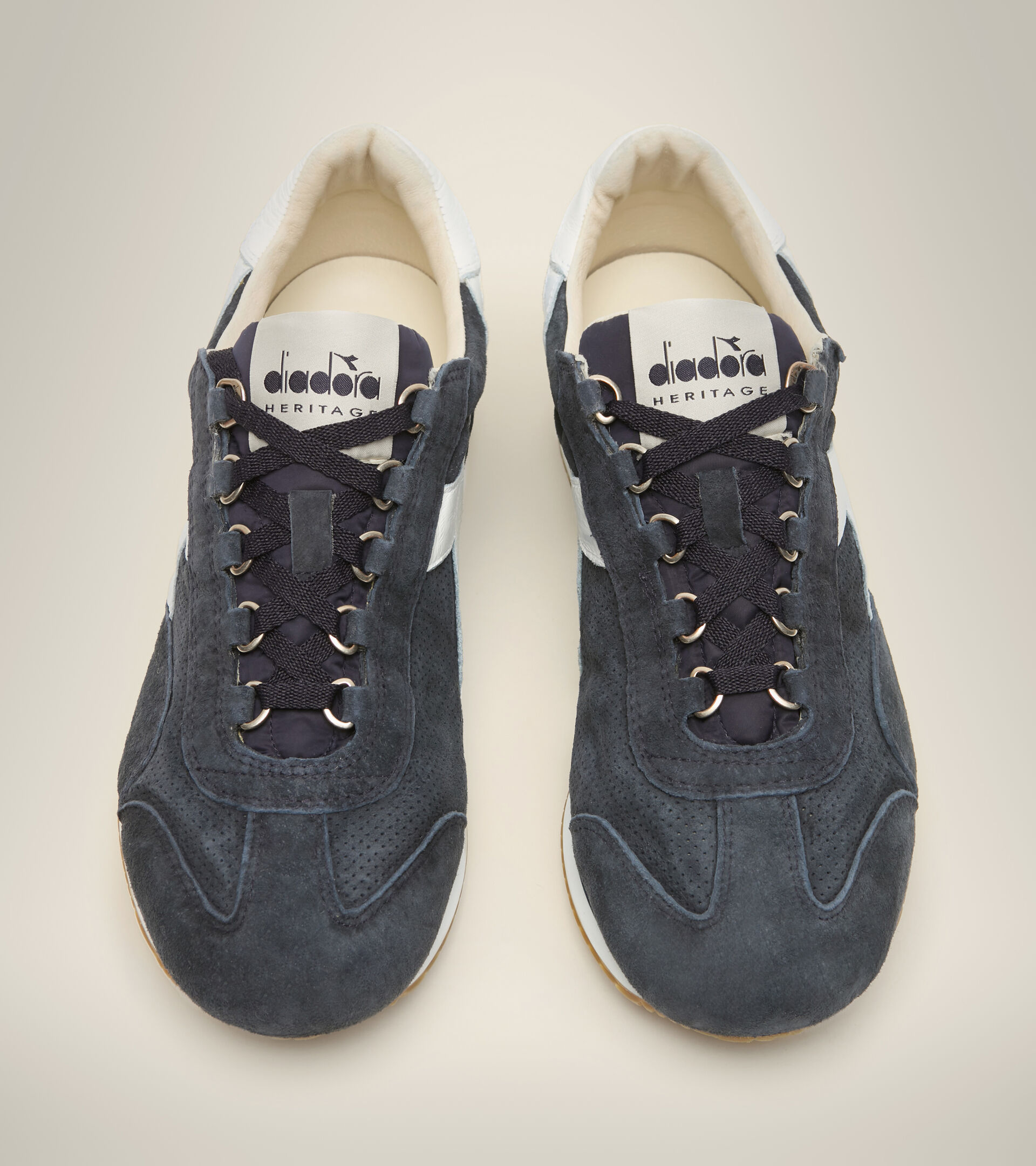 Heritage shoe - Unisex EQUIPE SUEDE SW BLUE DENIM/WHITE - Diadora