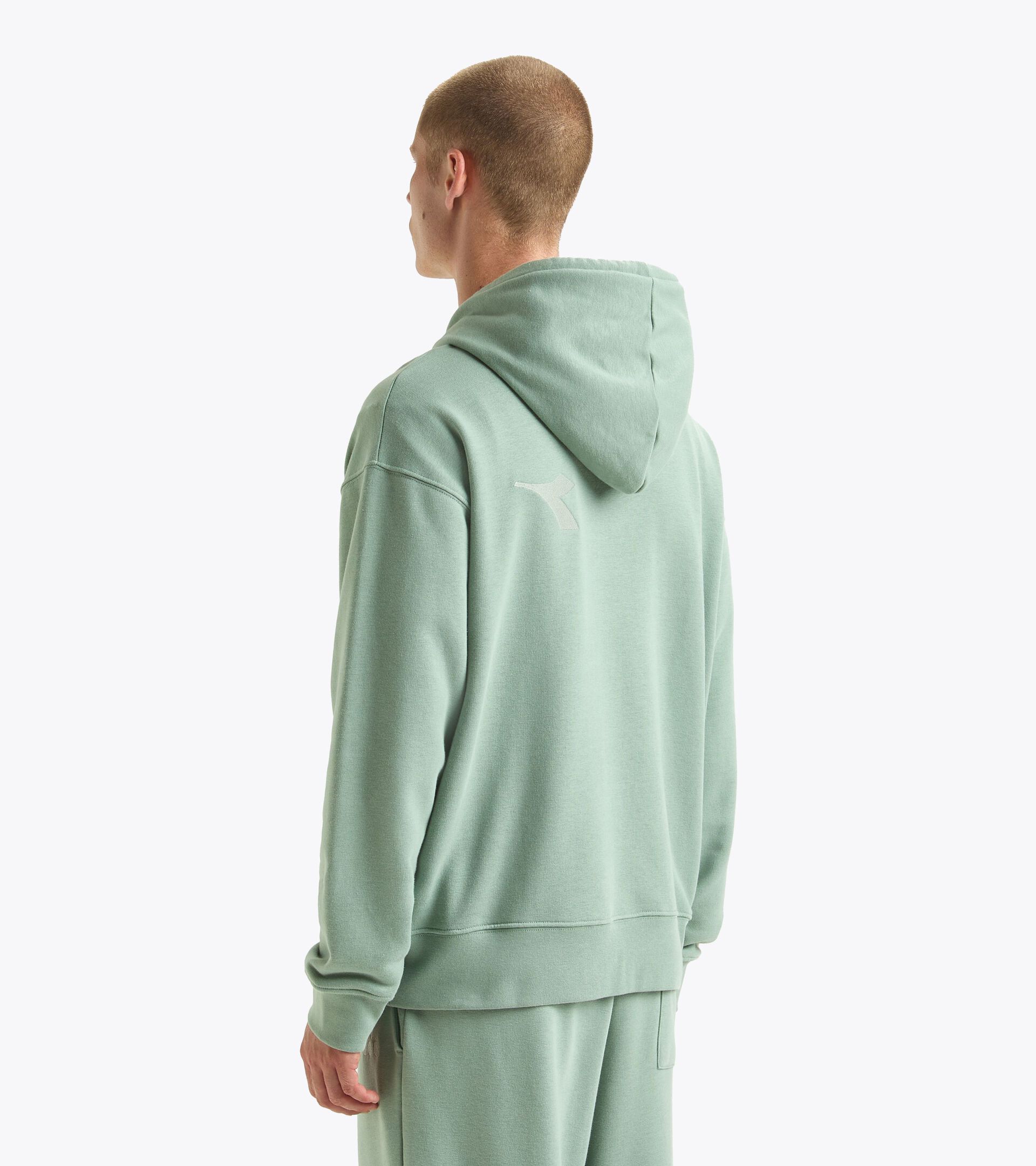 Sudadera con capucha - Gender neutral HOODIE ATHL. LOGO VERDE ICEBERG - Diadora