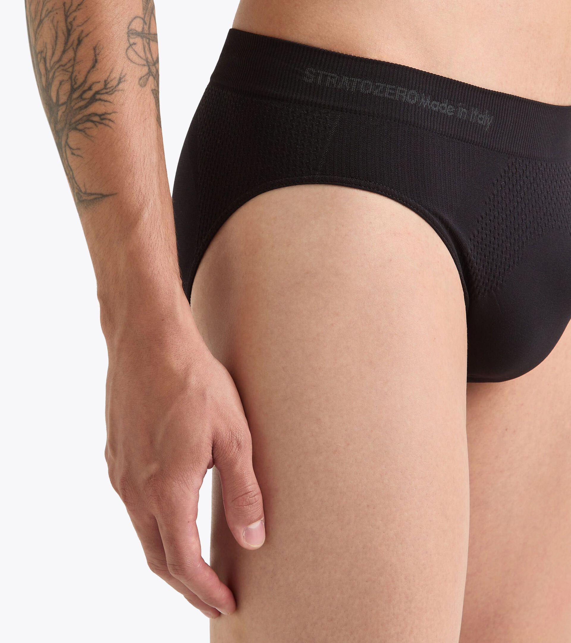 Technical running briefs - Pack of 2 - Men’s BRIEF STRATOZERO BLACK - Diadora