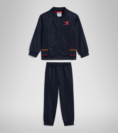 JB.TRACKSUIT FZ DIADORA FC, CABAN BLAU Sportlicher Trainingsanzug aus Poly Tricot - Jungen JB.TRACKSUIT FZ DIADORA FC CABAN BLAU - Diadora