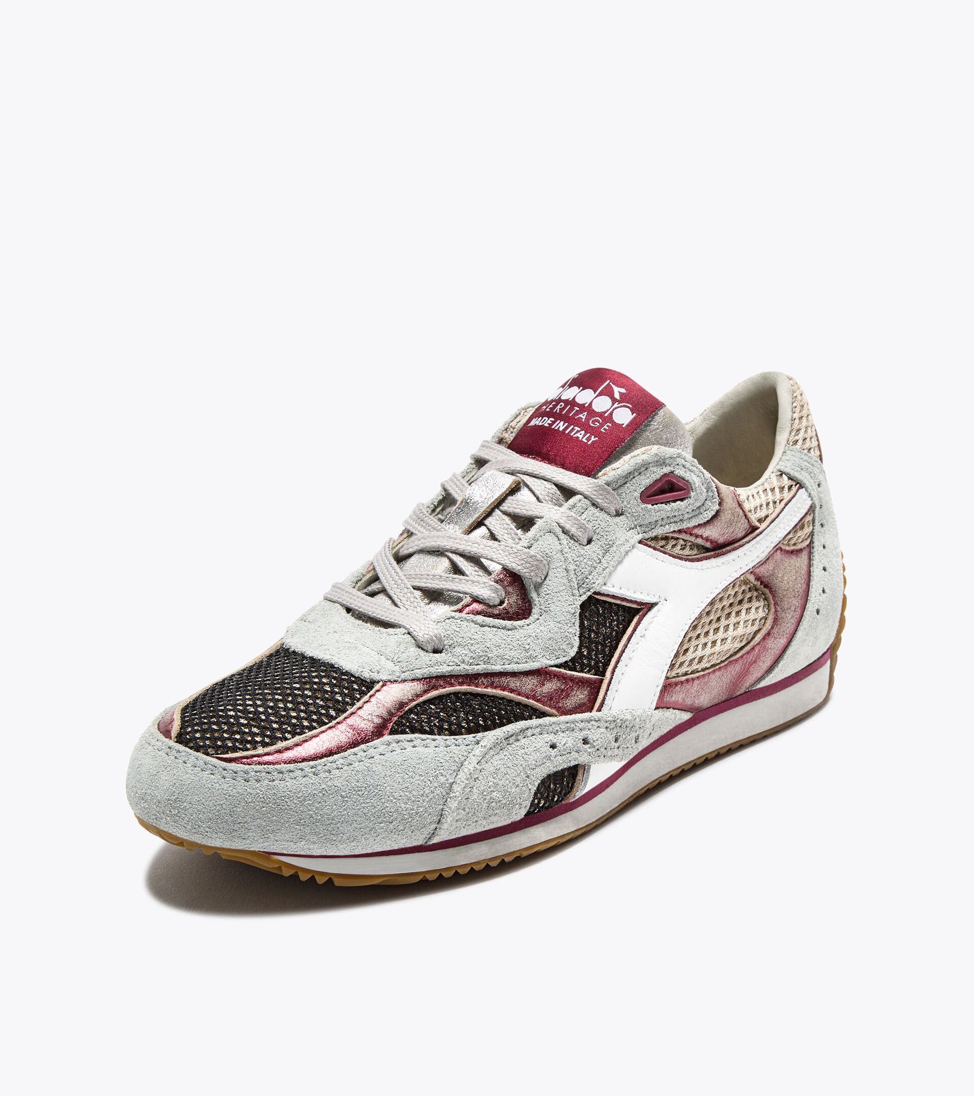 Sneaker Heritage low-profile - Made in Italy - Per ogni genere EQUIPE REVENGE ITALIA USED GRIGIO ALLUMINIO - Diadora