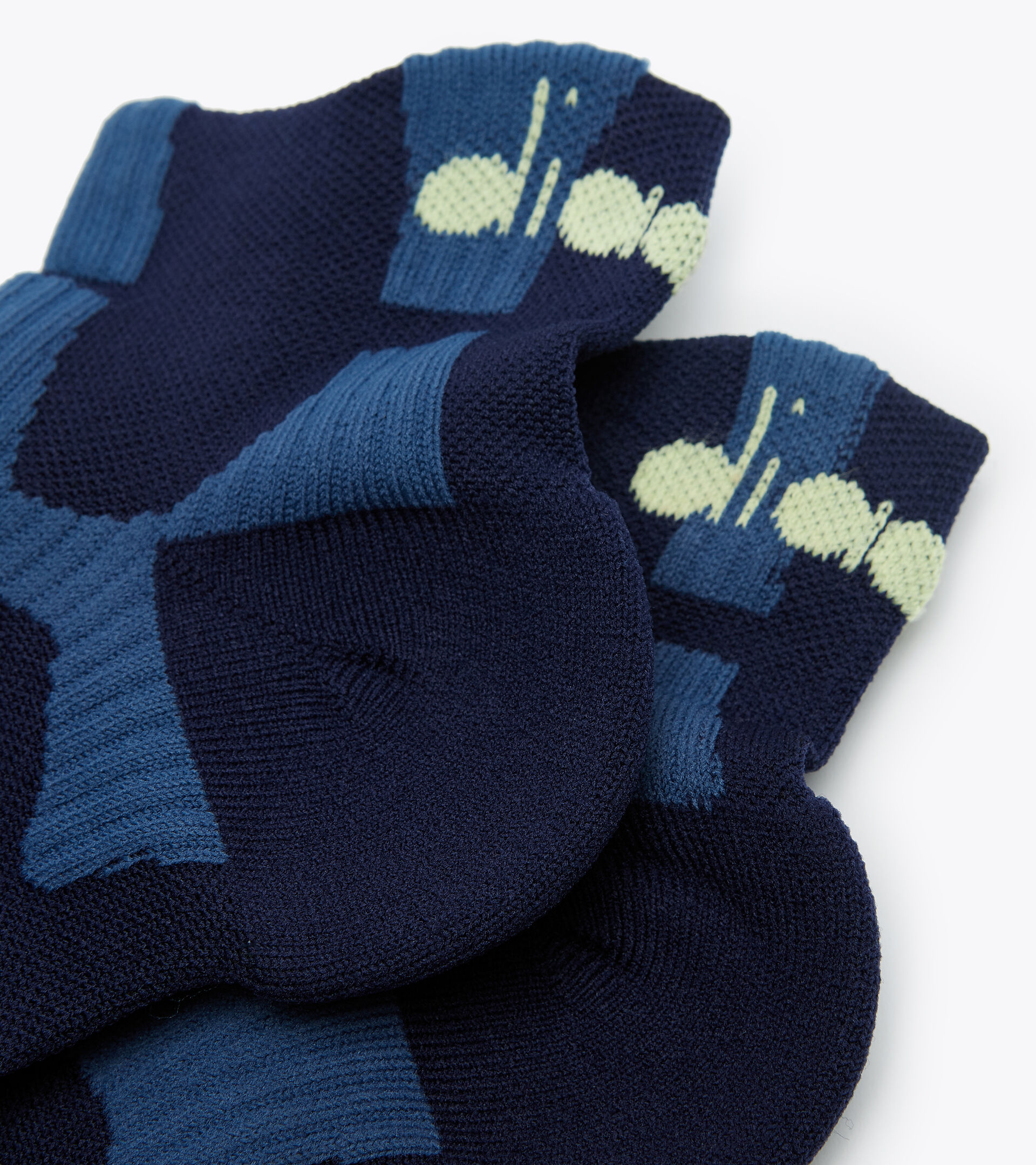 Unisex Running Socks CUSHION QUARTER SOCKS SALTIRE NAVY - Diadora