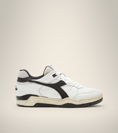 Chaussures Heritage Made in Italy - Unisexe B.560 USED ITALIA WEISS/SCHWARZ - Diadora
