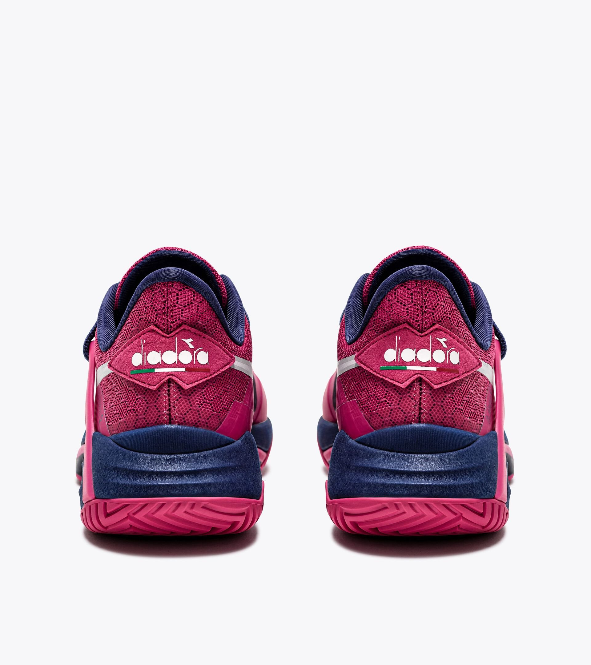Tennis shoes for hard surfaces or clay courts - Women B.ICON 2 W AG PINK YARROW/WHITE/BLUEPRINT - Diadora