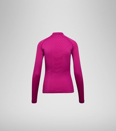 L. TURTLE NECK ACT, FUCHSIA FESTIVAL T-shirt d'entraînement à manches longues - Femme L. TURTLE NECK ACT FUCHSIA FESTIVAL - Diadora