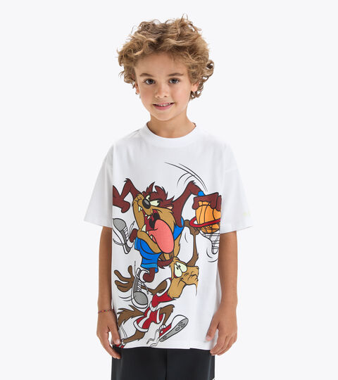 T-shirt de sport - Enfant JU.T-SHIRT SS WB BLANC VIF + D - Diadora