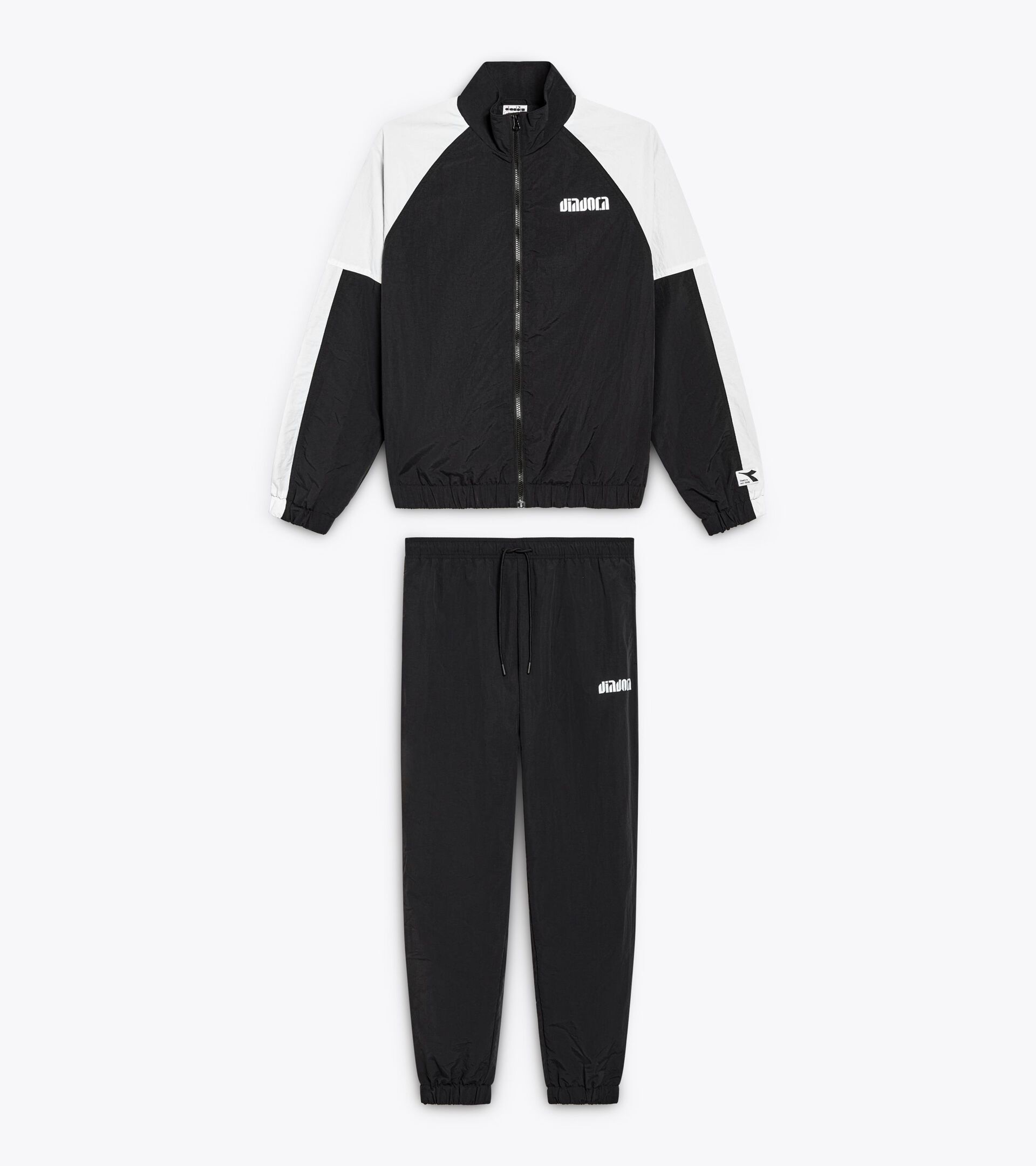 Polyamide tracksuit - All-gender TRACKSUIT ATHL. LOGO I BLACK - Diadora