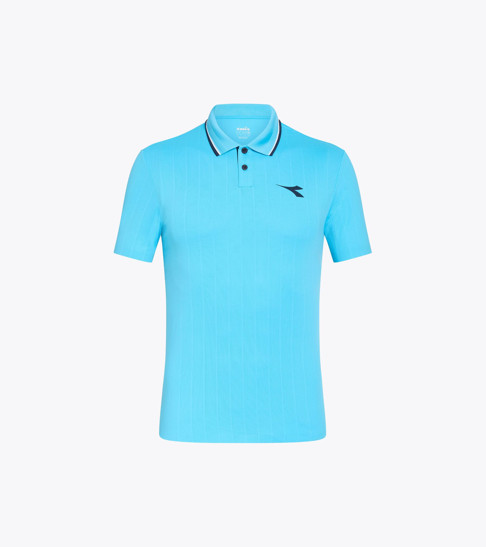 Tennis polo shirt - Competition - Men’s SS POLO ICON SKY BLUE INTENSE - Diadora