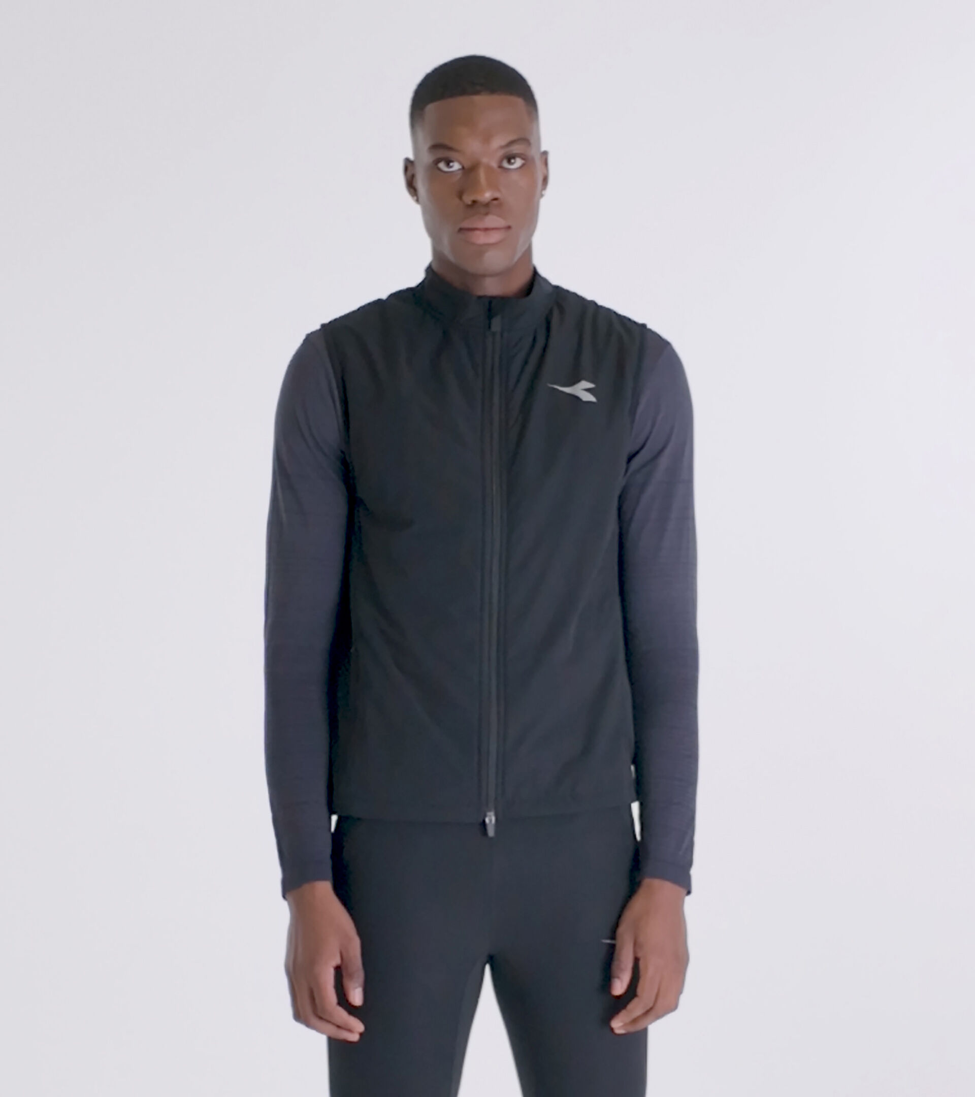 Padded running vest - Winter Protection - Men’s
 PADDED VEST WINTER PROTECTION BLACK - Diadora
