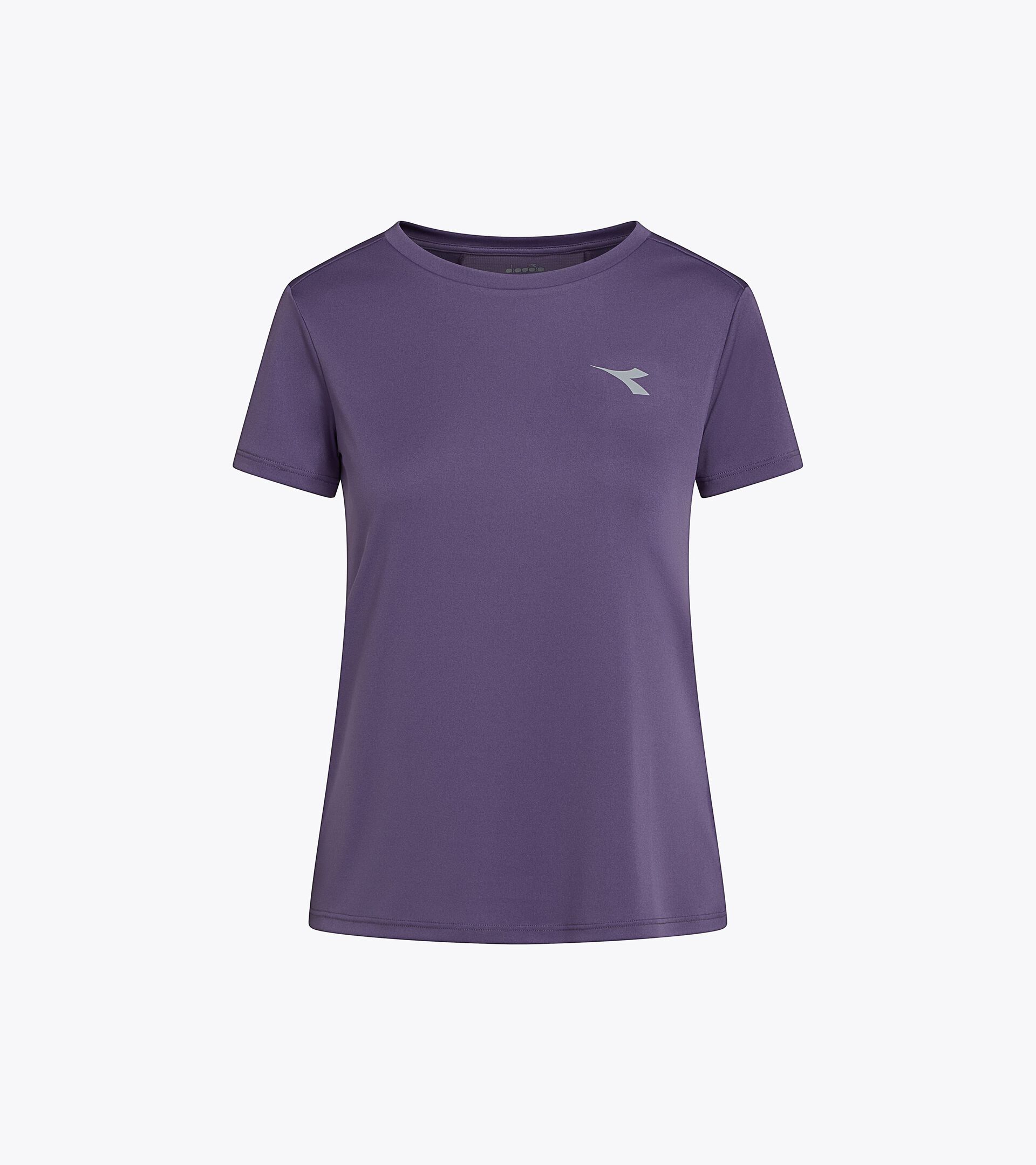 Jersey piqu&eacute; polo-shirt - Women's L. SS T-SHIRT COURT VIOLET GRAPE COMPOTE - Diadora