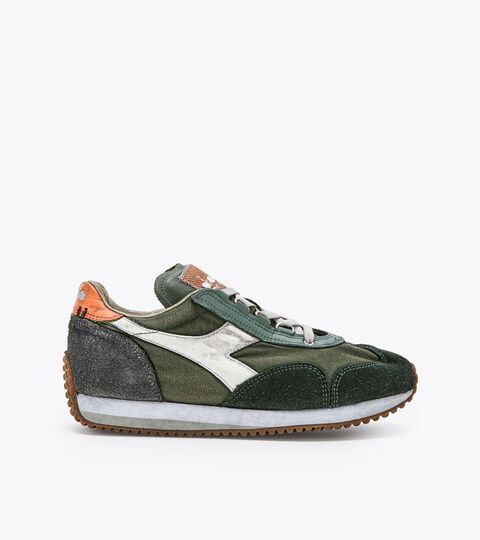 Heritage shoe - Unisex EQUIPE H DIRTY STONE WASH EVO GREEN THYME - Diadora