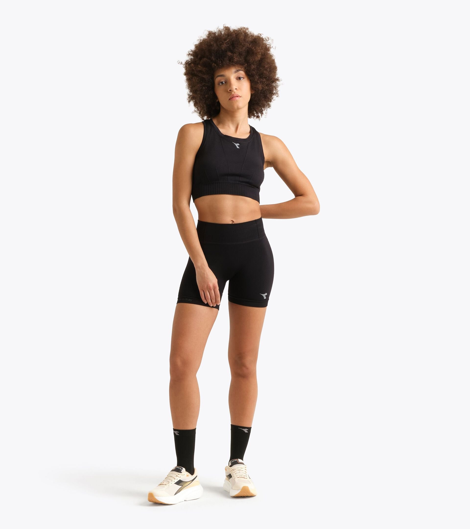 Technical shorts for temperature control -  Running - Women&rsquo;s L. SHORTS STRATOUNO BLACK - Diadora