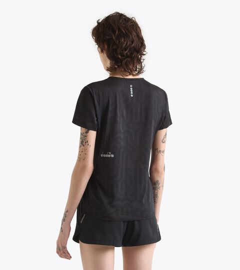 T-shirt da running - Tessuto leggero Coolcore - Donna L. SUPER LIGHT SS T-SHIRT NERO - Diadora