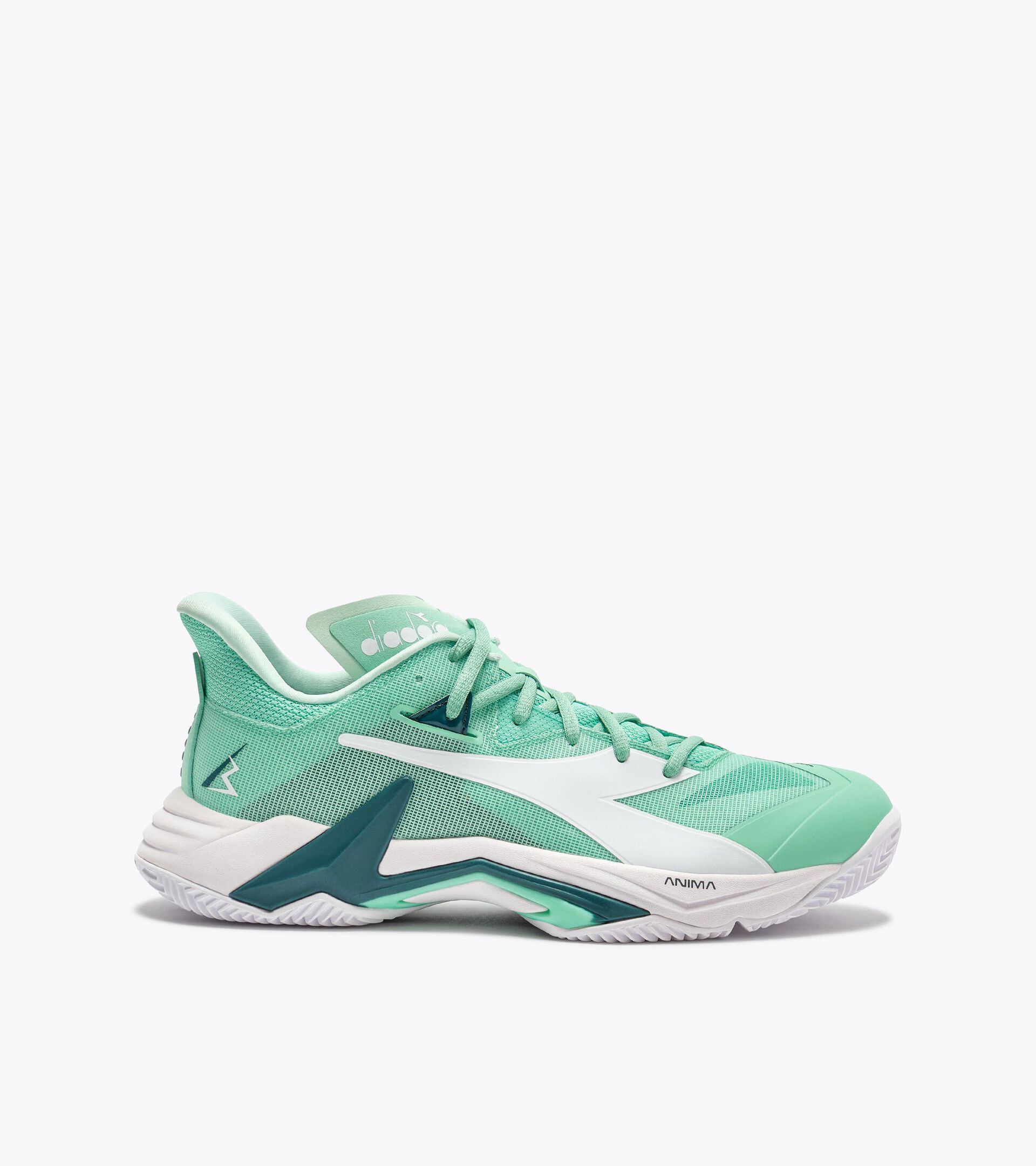 Tennis shoe for clay courts - Stability & control - Women&rsquo;s
 B.ICON 3 CLAY CABBAGE/WHITE - Diadora