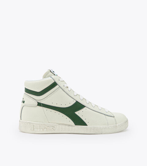 Zapatillas deportivas - Unisex GAME L HIGH WAXED BLANCO/MAS VERDES - Diadora