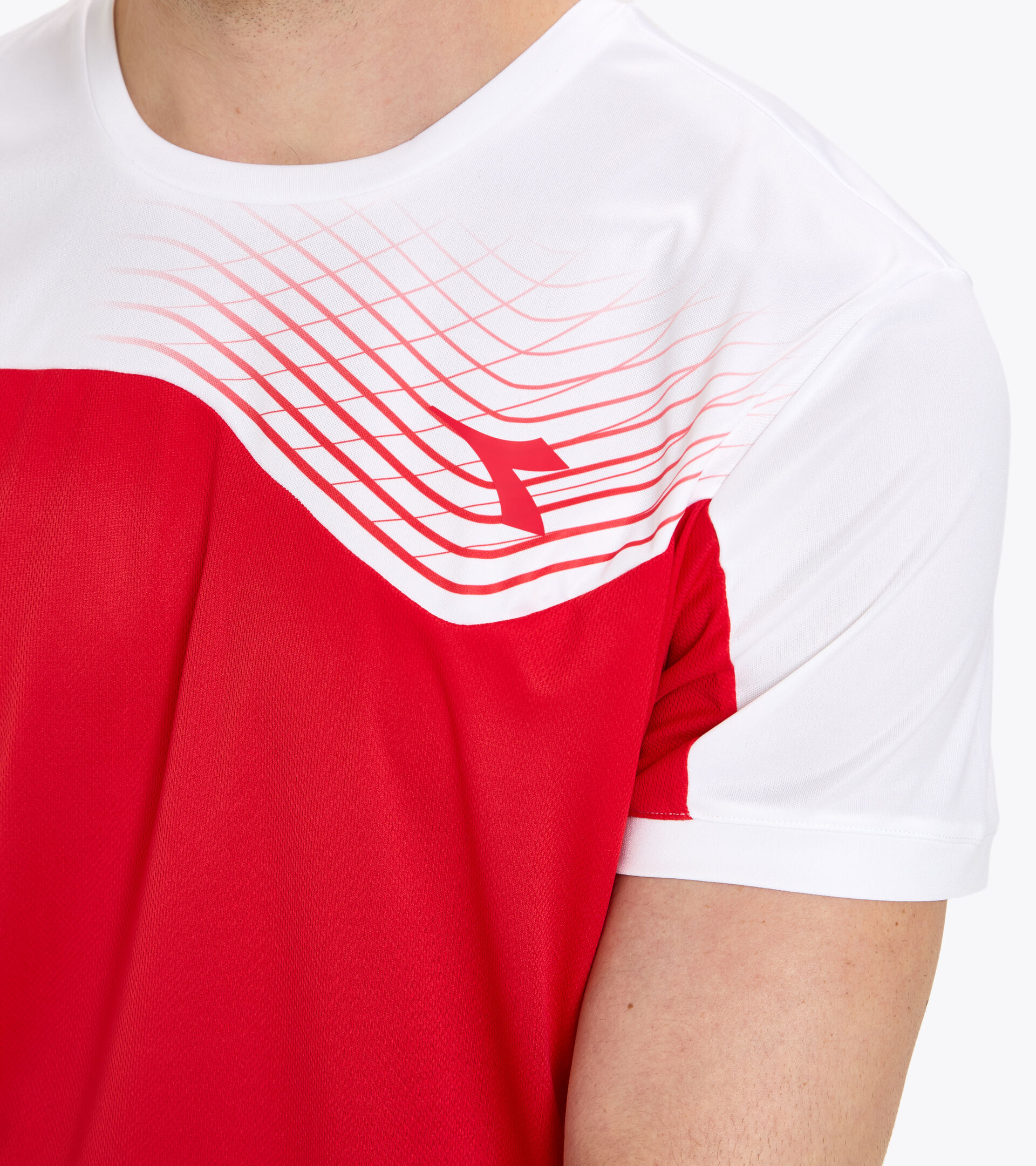 Tennis T-shirt - Men T-SHIRT COURT TOMATO RED - Diadora