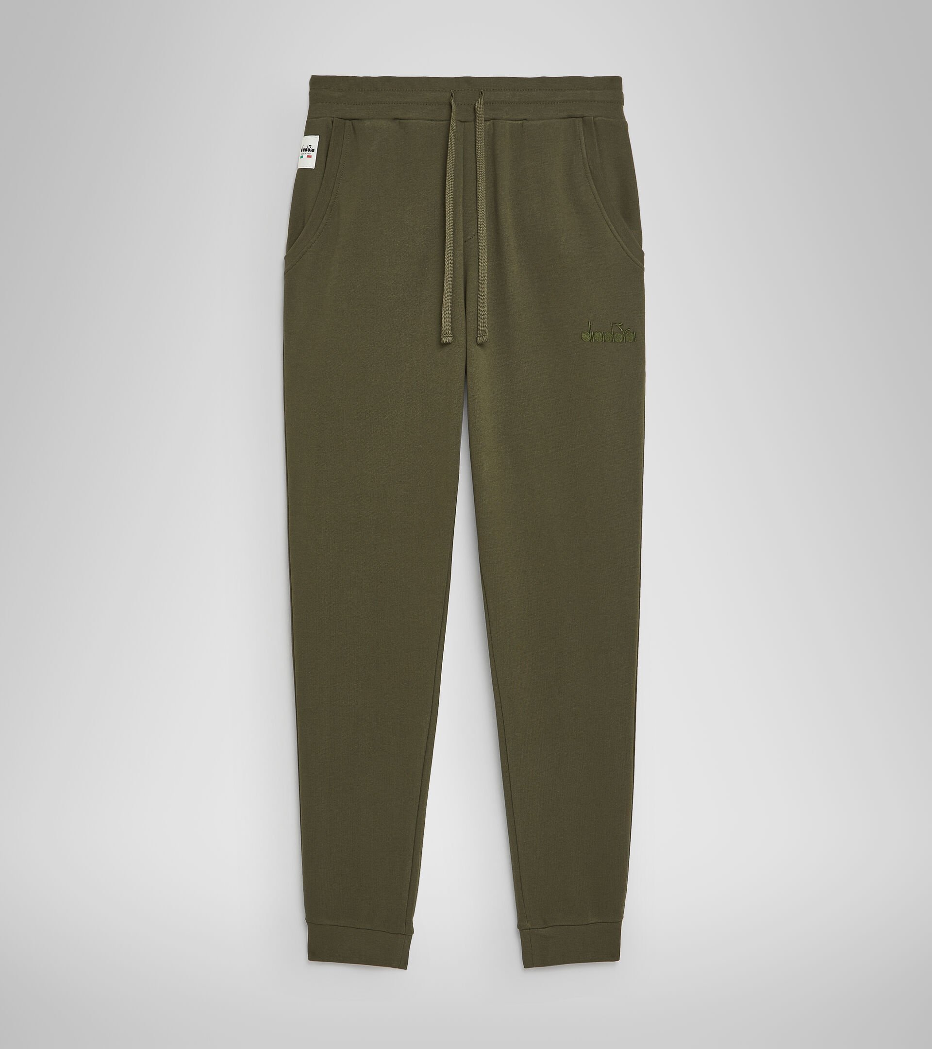 Cotton sports trousers - Made in Italy - Men JOGGER PANT MII GREEN MILITARY - Diadora