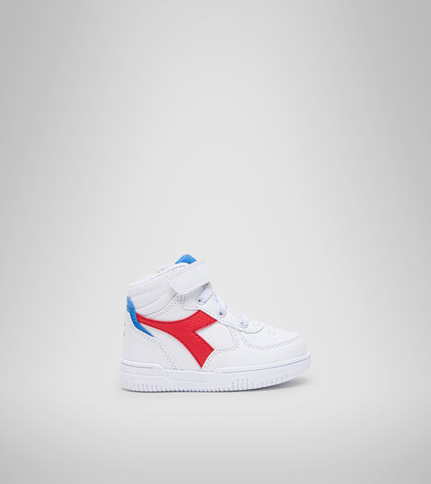 Sports shoes - Toddlers 1-4 years RAPTOR MID TD WHITE/TOMATO RED - Diadora