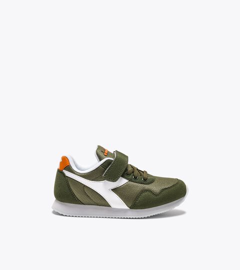 Sports shoes - Kids 4-8 years SIMPLE RUN PS GREEN MUSHROOM - Diadora