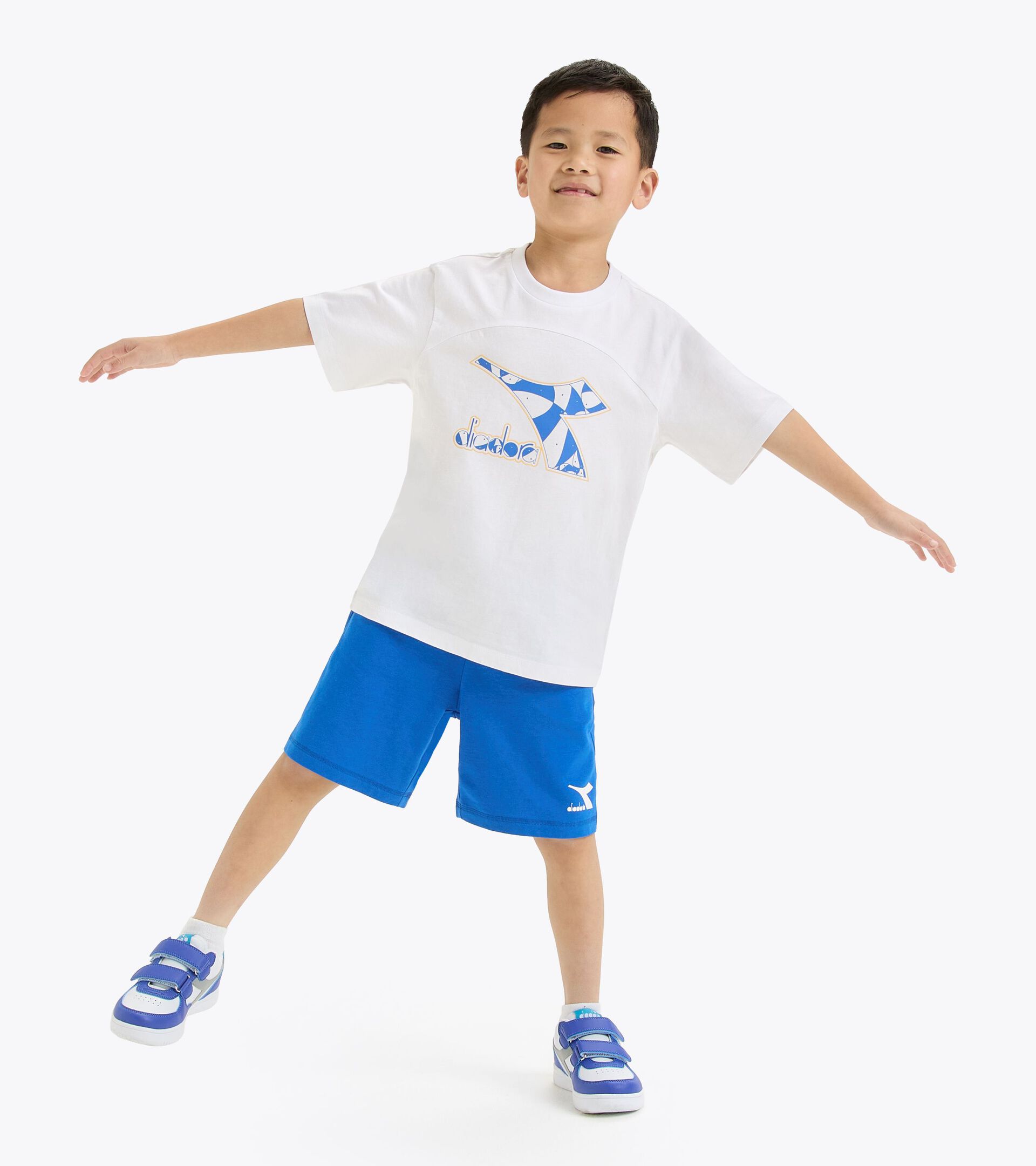 Cotton bermuda shorts - Boy
 JB.BERMUDA RIDDLE PRINCESS BLUE - Diadora