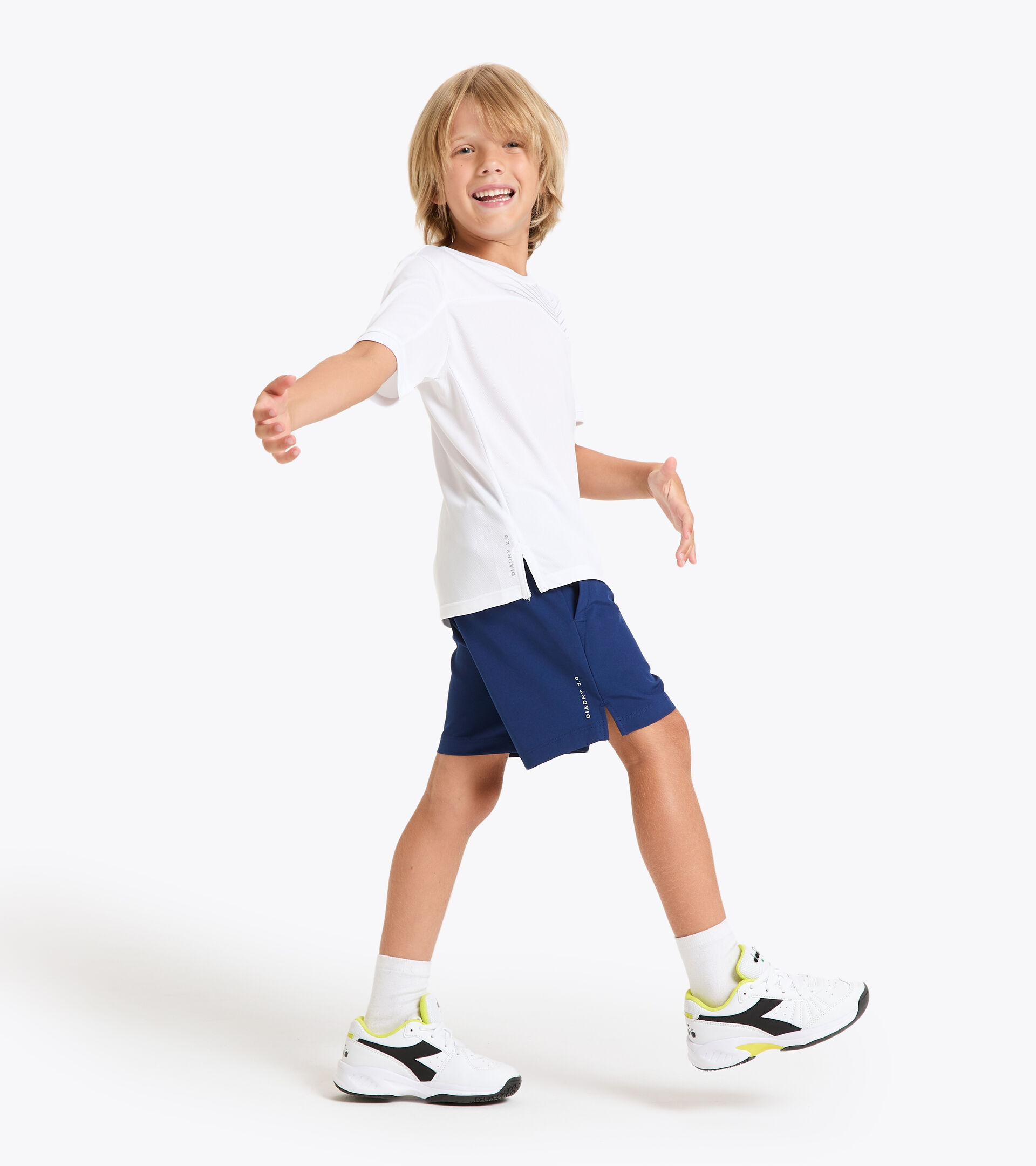 Tennis bermuda shorts - Junior J. SHORT COURT SALTIRE NAVY - Diadora
